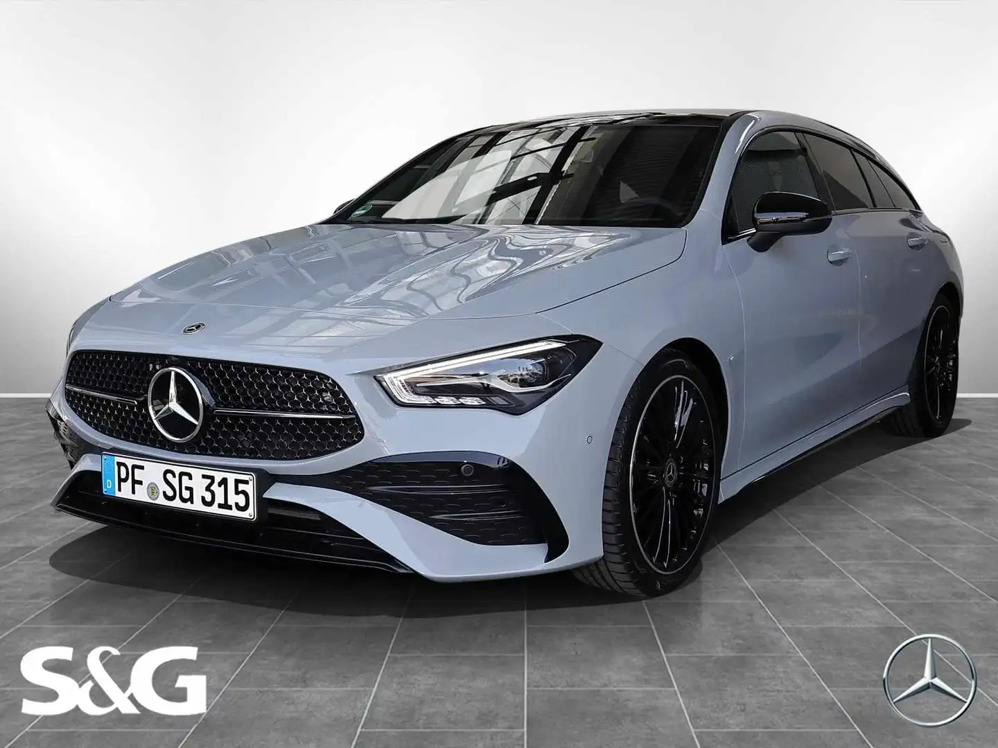 Mercedes-Benz CLA 220 d AMG MBUX+LED+Pano+RüKam Gris - 1