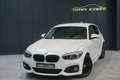 BMW 118 iA M Pack-Automaat-Benzine-Airco-Leder-Garantie Blanc - thumbnail 1