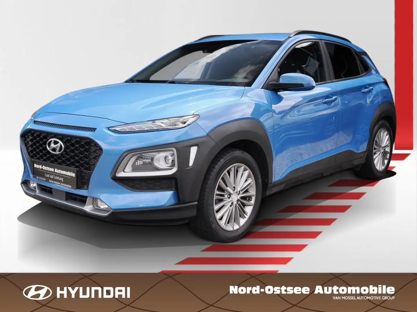 Hyundai KONA 1.0 T-GDI TREND 2WD PDC KAMERA KLIMA LED Blau - 1