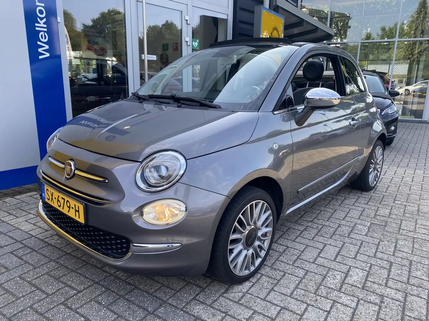 Fiat 500C 1.2 Lounge | APPLE CARPLAY/ANDROID AUTO| CLIMATE C Grijs - 2