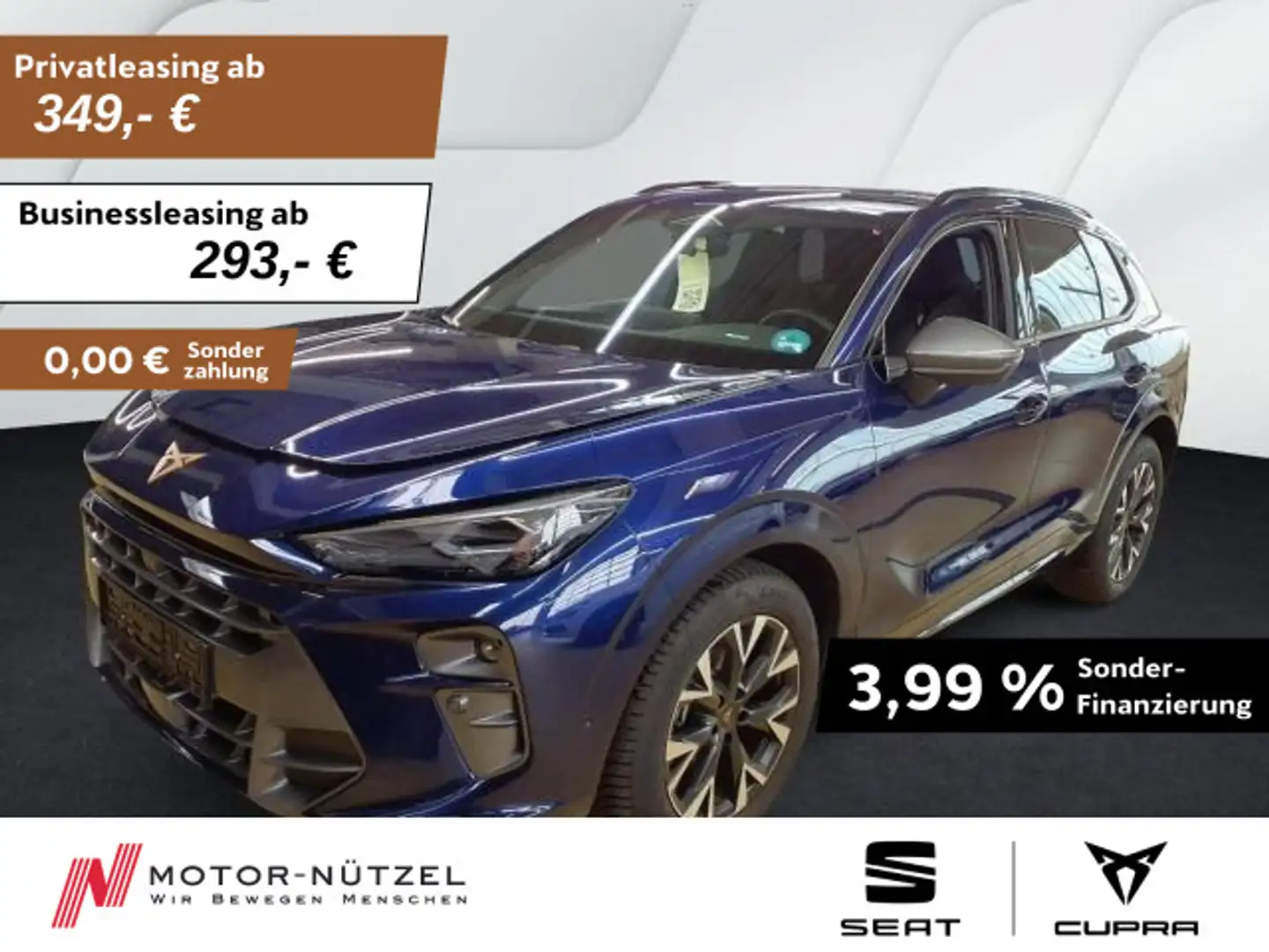 CUPRA Terramar 1.5eTSI DSG LED+NAV+APP+ACC+SHZ+RFK+NSW Blau - 1