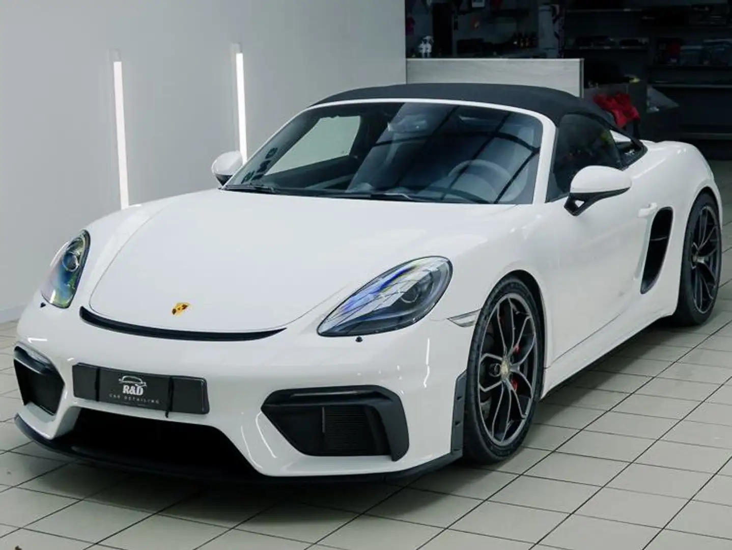 Porsche 718 Spyder boxster Fehér - 1