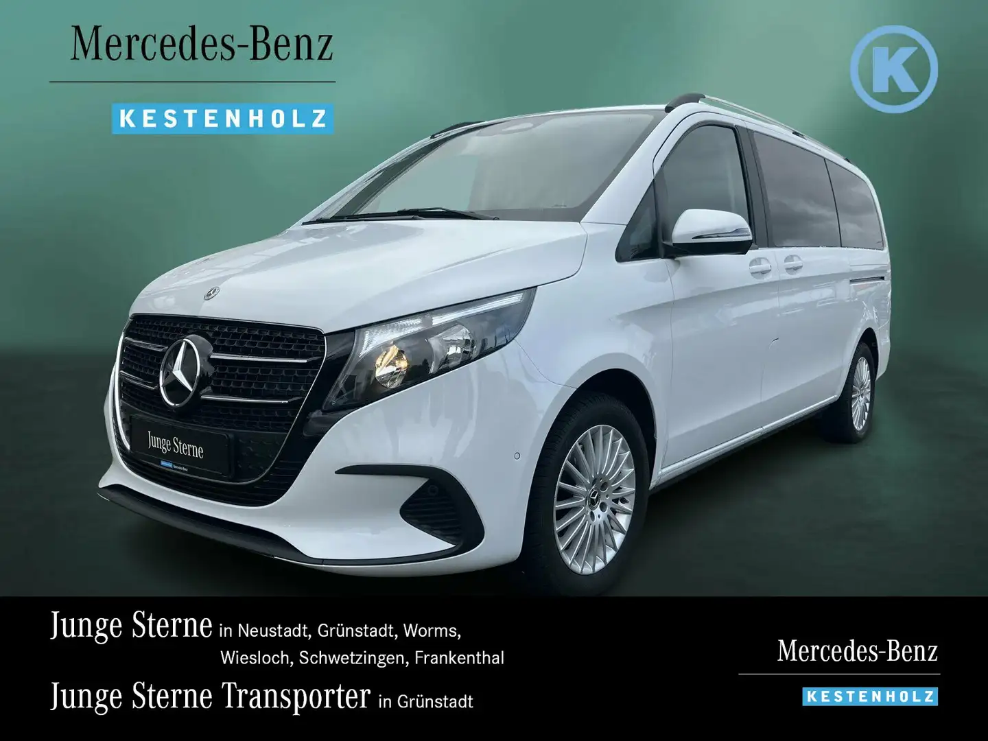 Mercedes-Benz V 220 V 220 d L AHK+DISTRONIC+KAMERA+LENKHZ+TWA+SITZHZ Weiß - 1