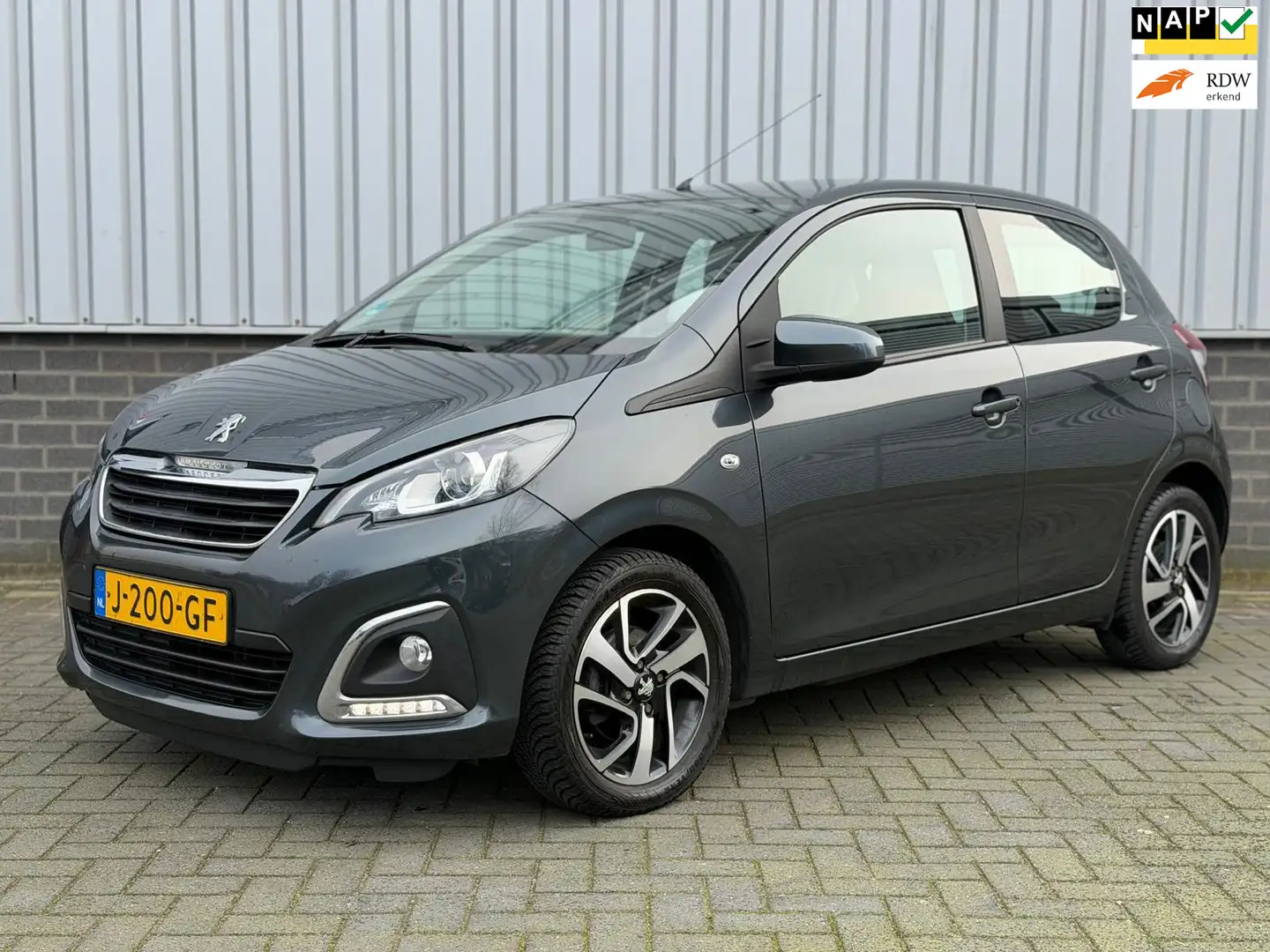 Peugeot 108 1.0 e-VTi Allure |Airco| 5 Deurs|CruiseCtrl|Carpla Gris - 1