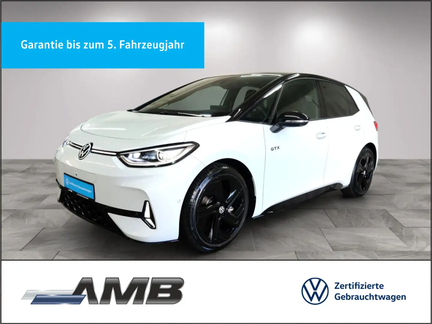 Volkswagen ID.3 GTX Performance 79kWh/AHK/Pano/WäPu/02.30Ga Weiß - 1