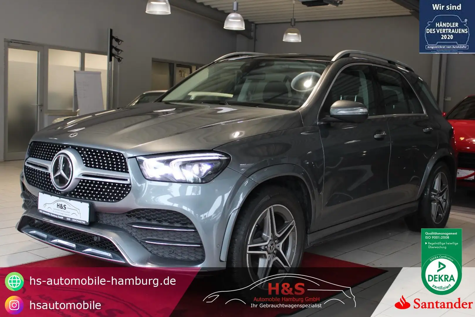 Mercedes-Benz GLE 400 d 4Matic AMG-LINE PANORAMA*AHK*BURMESTER* Grau - 1