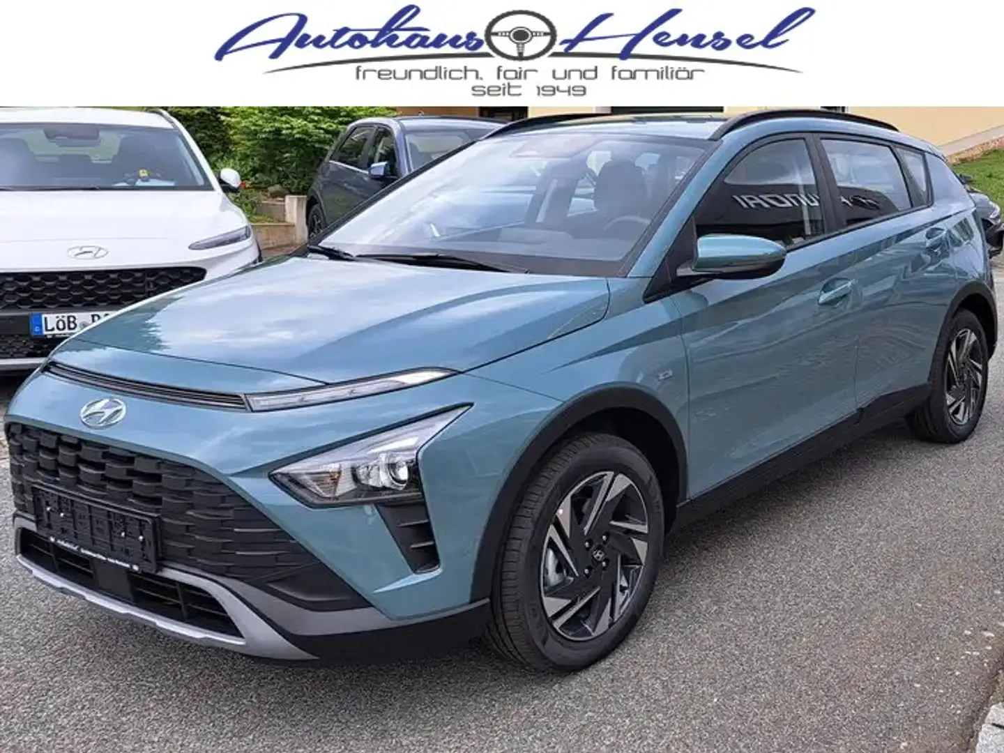 Hyundai BAYON 1.0 T-GDi DCT Trend SHZ LHZ DAB+ Apple/Android Grün - 1