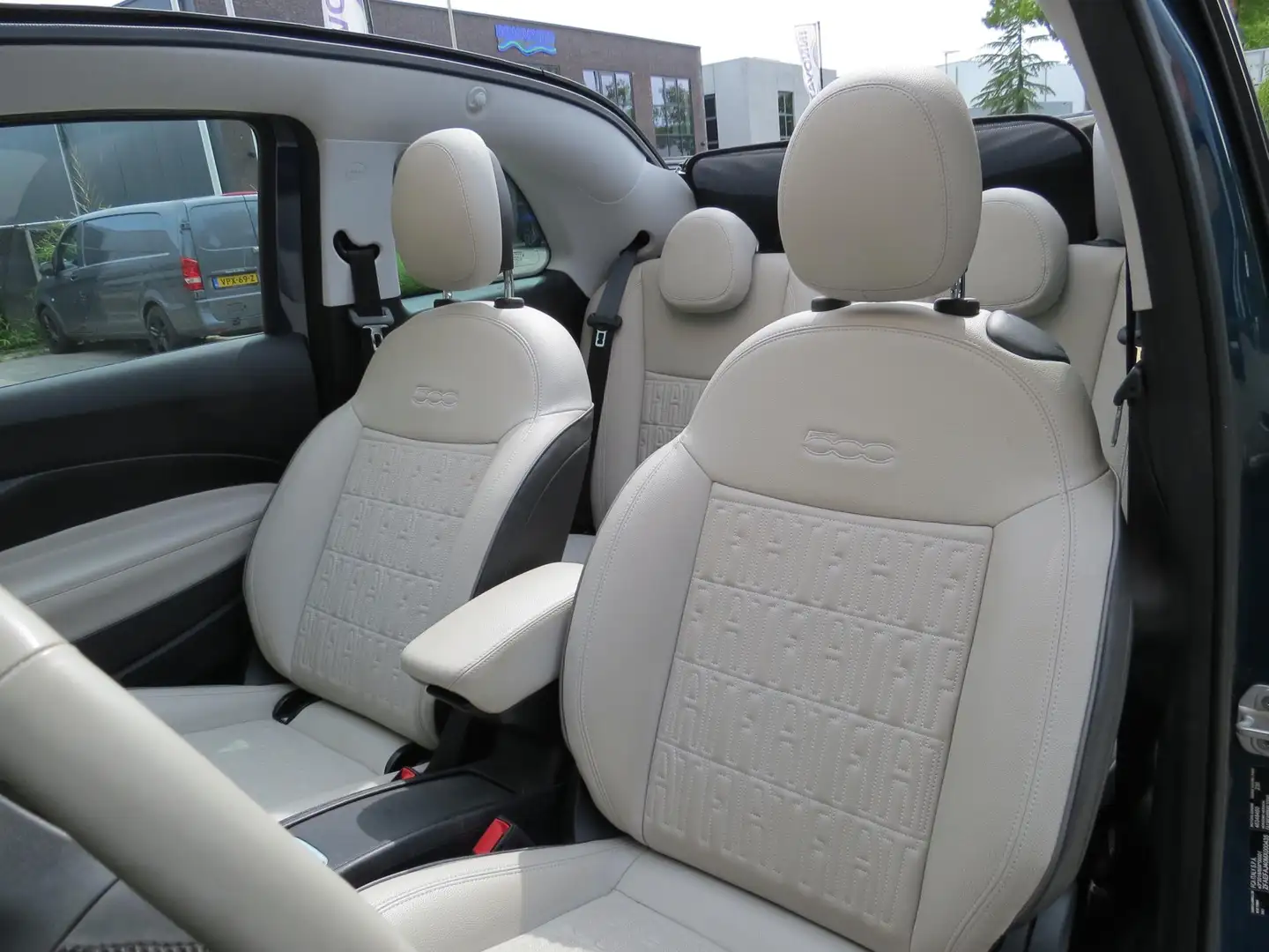 Fiat 500e La Prima 42 kWh *leder *Carplay *Luxste uitvoering Groen - 2