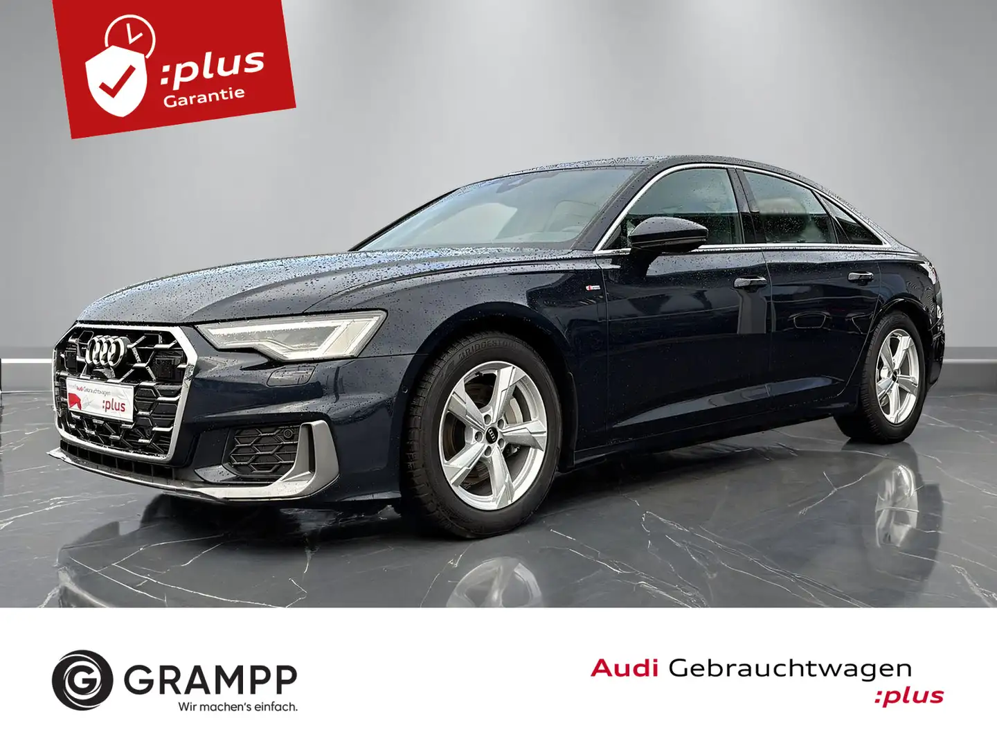 Audi A6 S line 45 TFSI quattro S-tronic + Blau - 1