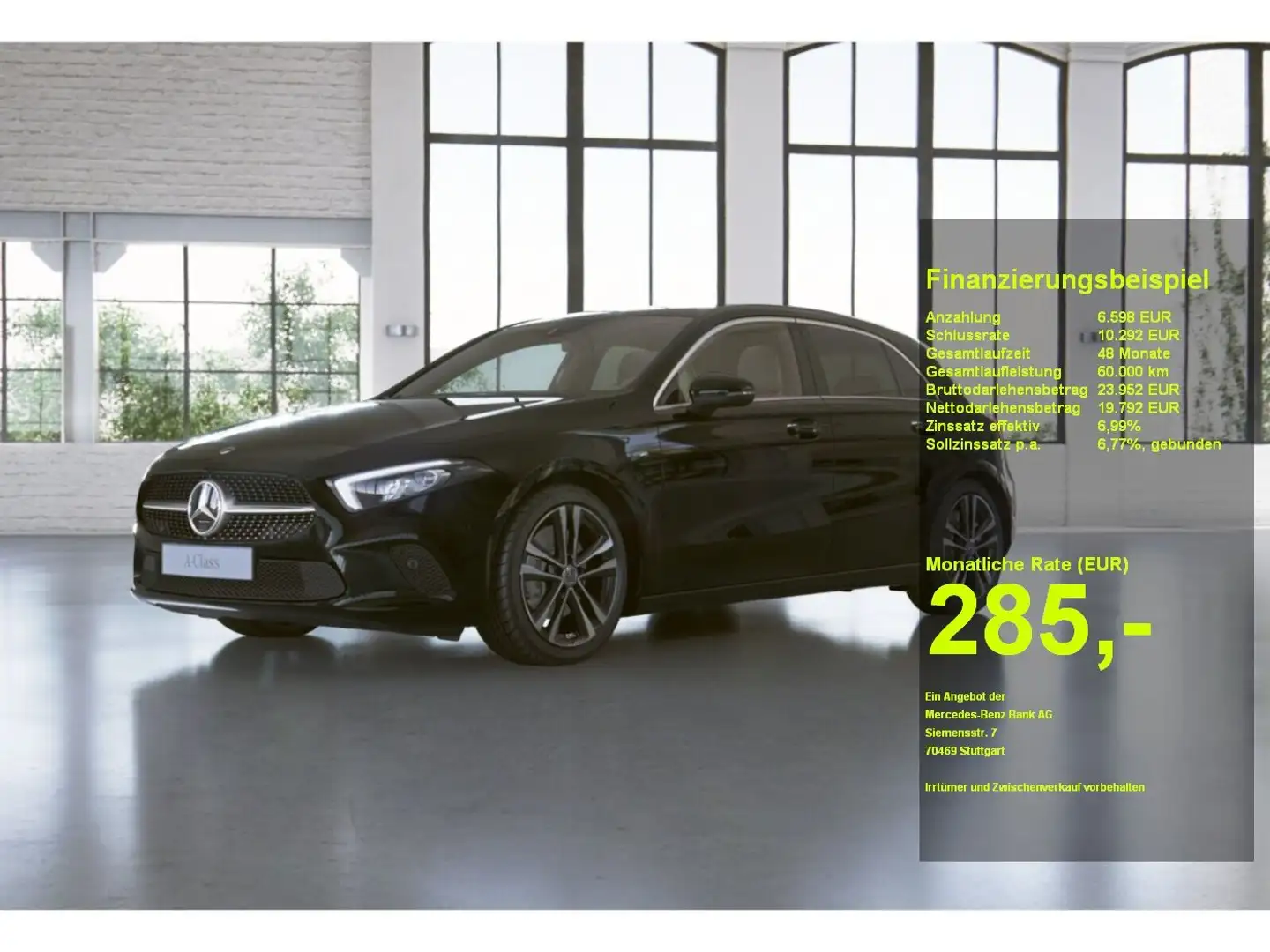 Mercedes-Benz A 250 e Progressive+Carbon+MBUX+KAMERA+NAVI Schwarz - 1