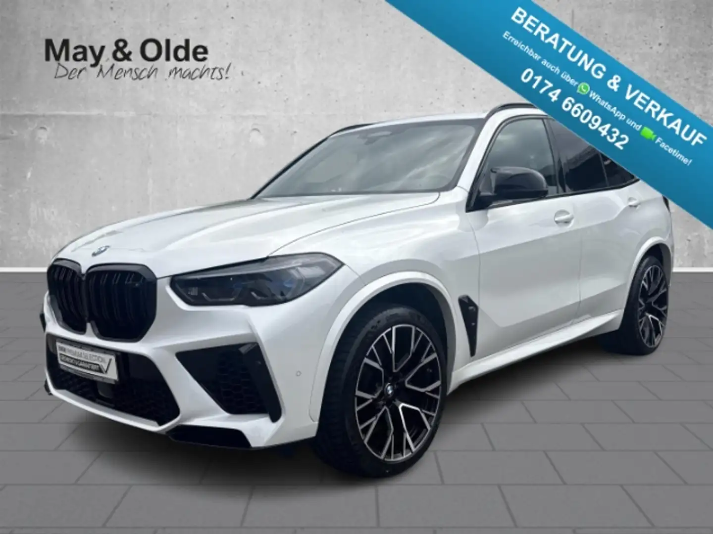 BMW X5 M Comp. xDrive Laser AHK ACC H/K HuD Kamera Белый - 1