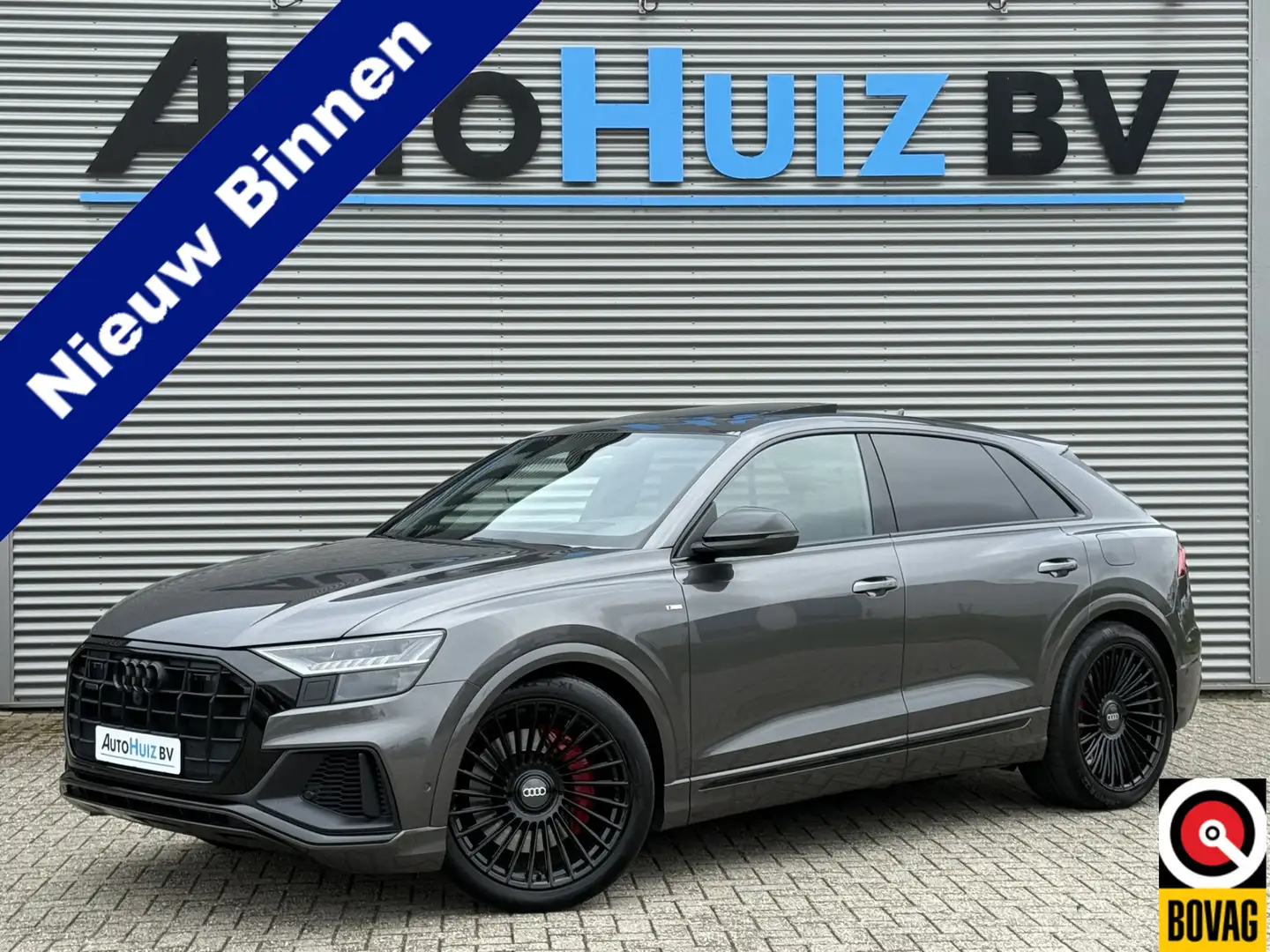 Audi Q8 60 TFSI e 467 PK Quattro Pro Line S-Line Competiti Gris - 1