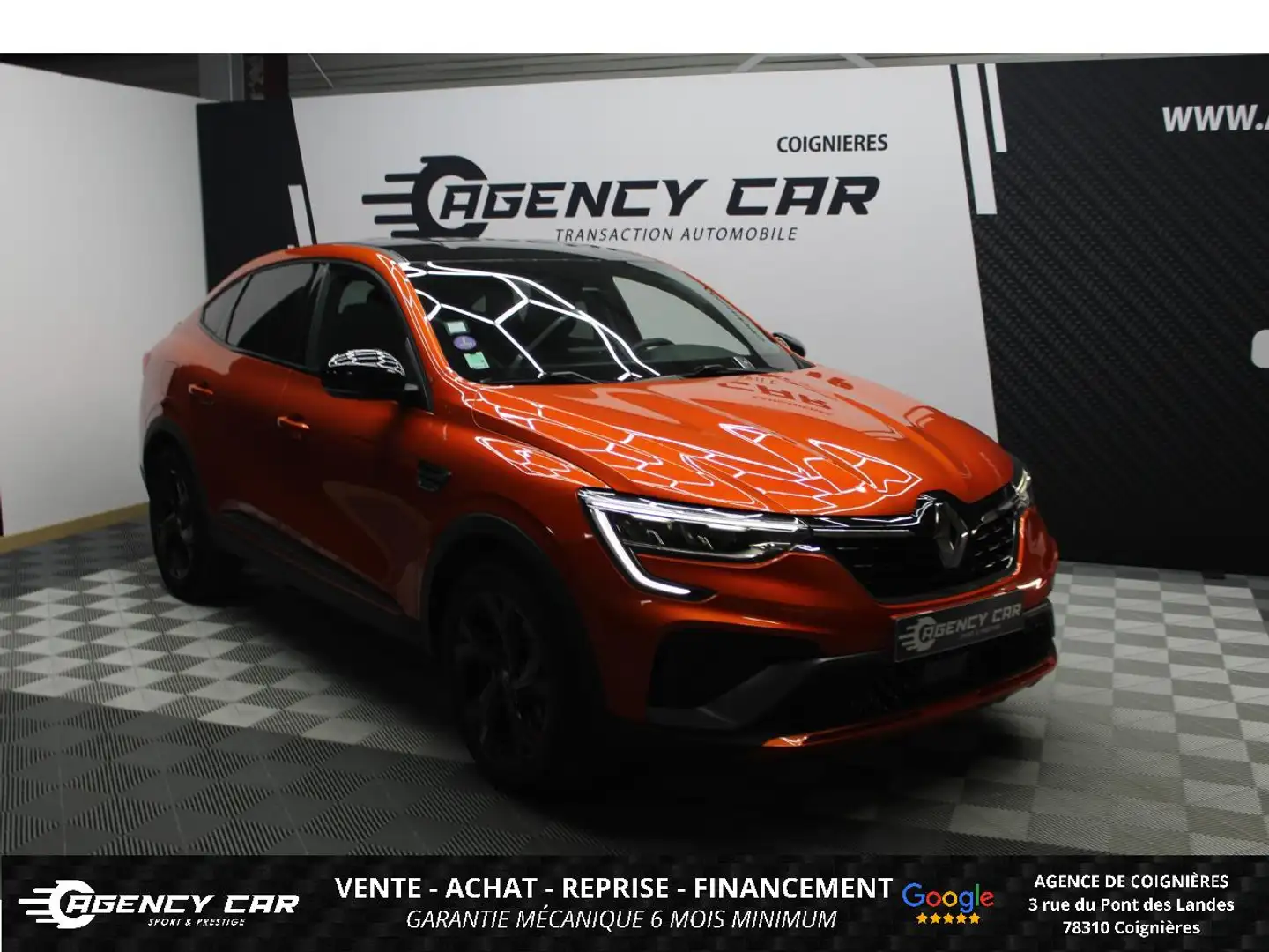 Renault Arkana Arkana 1.6 E-Tech Hybride - 145 - BVA -R.S. Line-  Orange - 1
