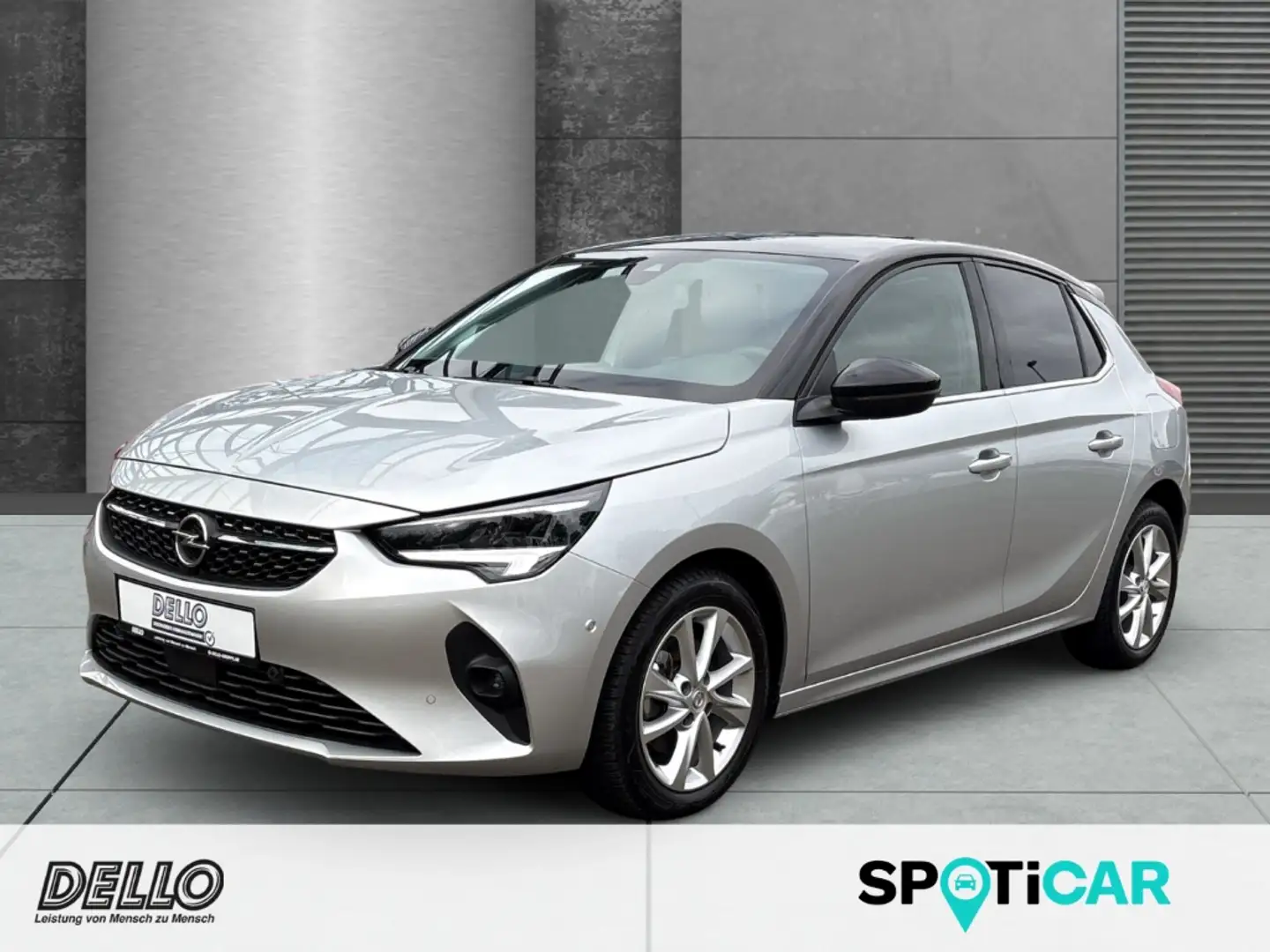 Opel Corsa F Elegance AT 1.2 Turbo EU6d CORSA ELEGANCE Argent - 1