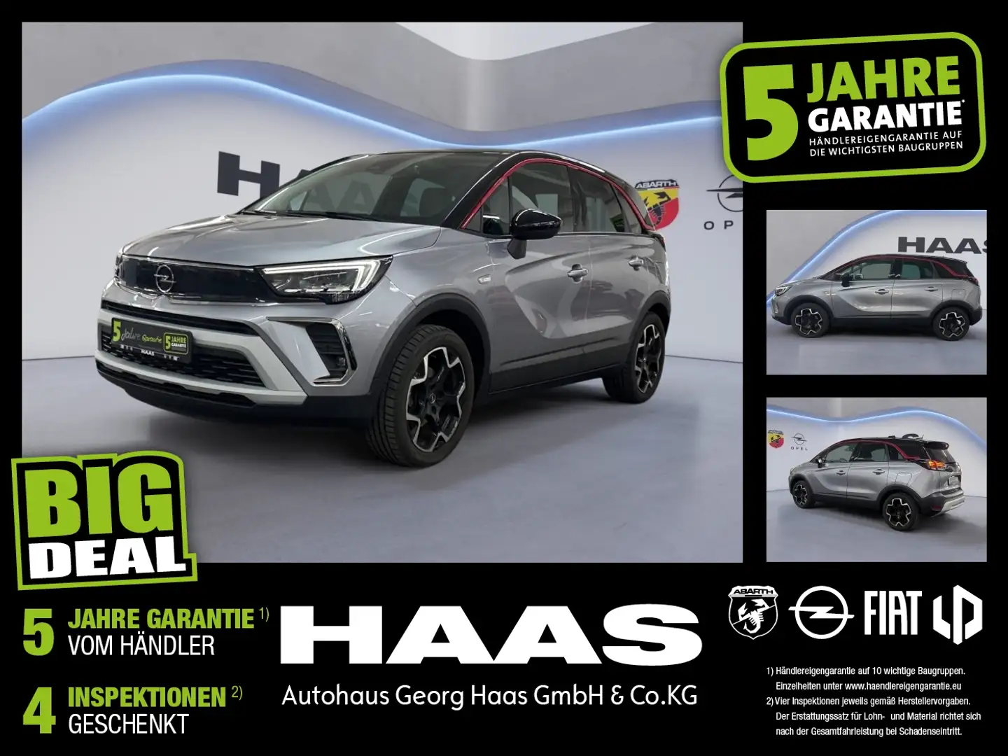 Opel Crossland 1.2 Turbo Bi-Color-Alu, Rückfahrkamera Gris - 1