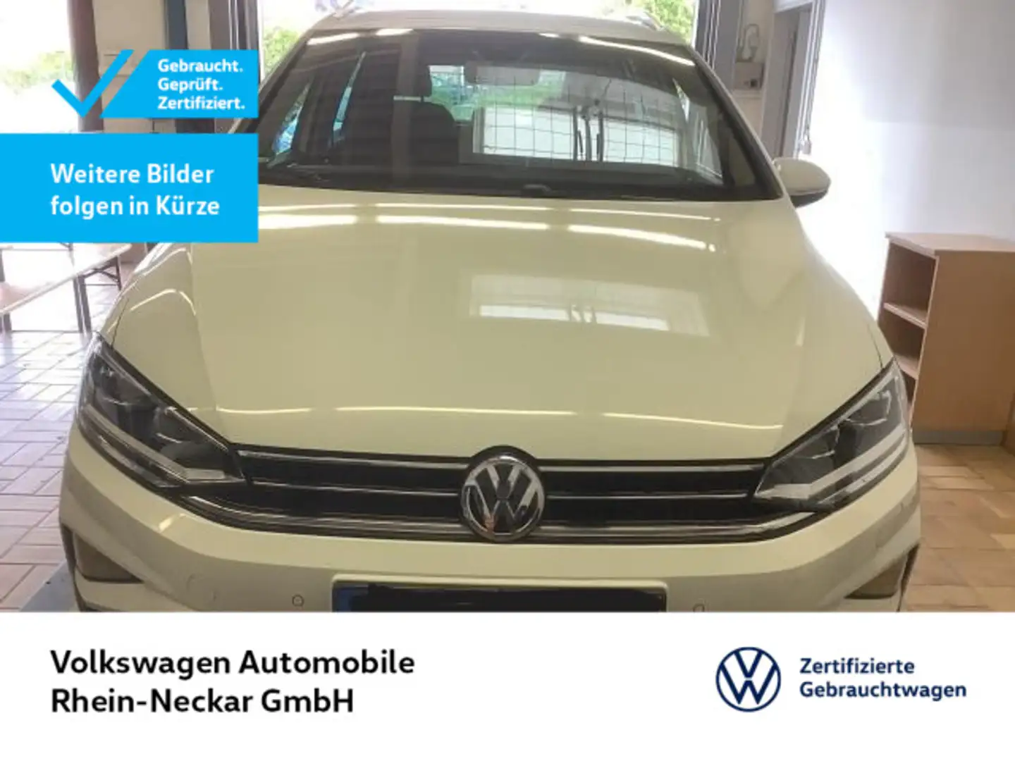 Volkswagen Golf Sportsvan 1.5 TSI Highline AHK Kamera LED u Weiß - 1