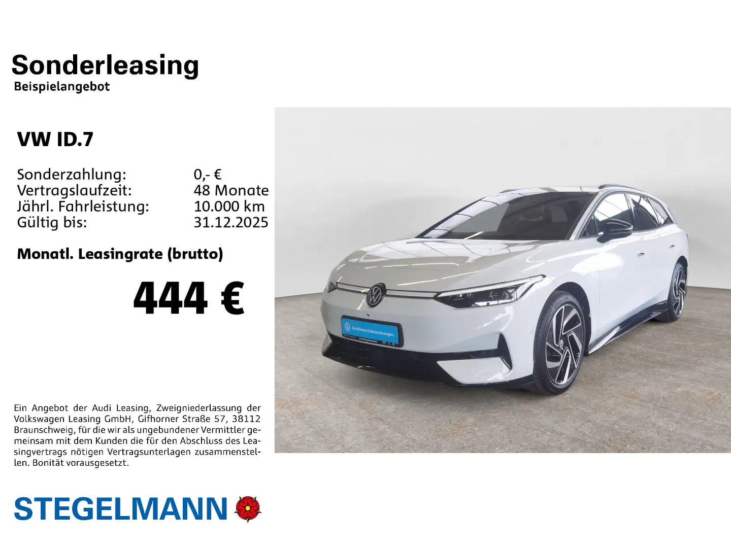 Volkswagen ID.7 Tourer Pro 210kW/77kWh *AHK*LED*Wärmepumpe* Weiß - 2