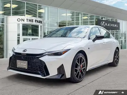 White 2026 Lexus IS Sedan 6-Speed Automatic
