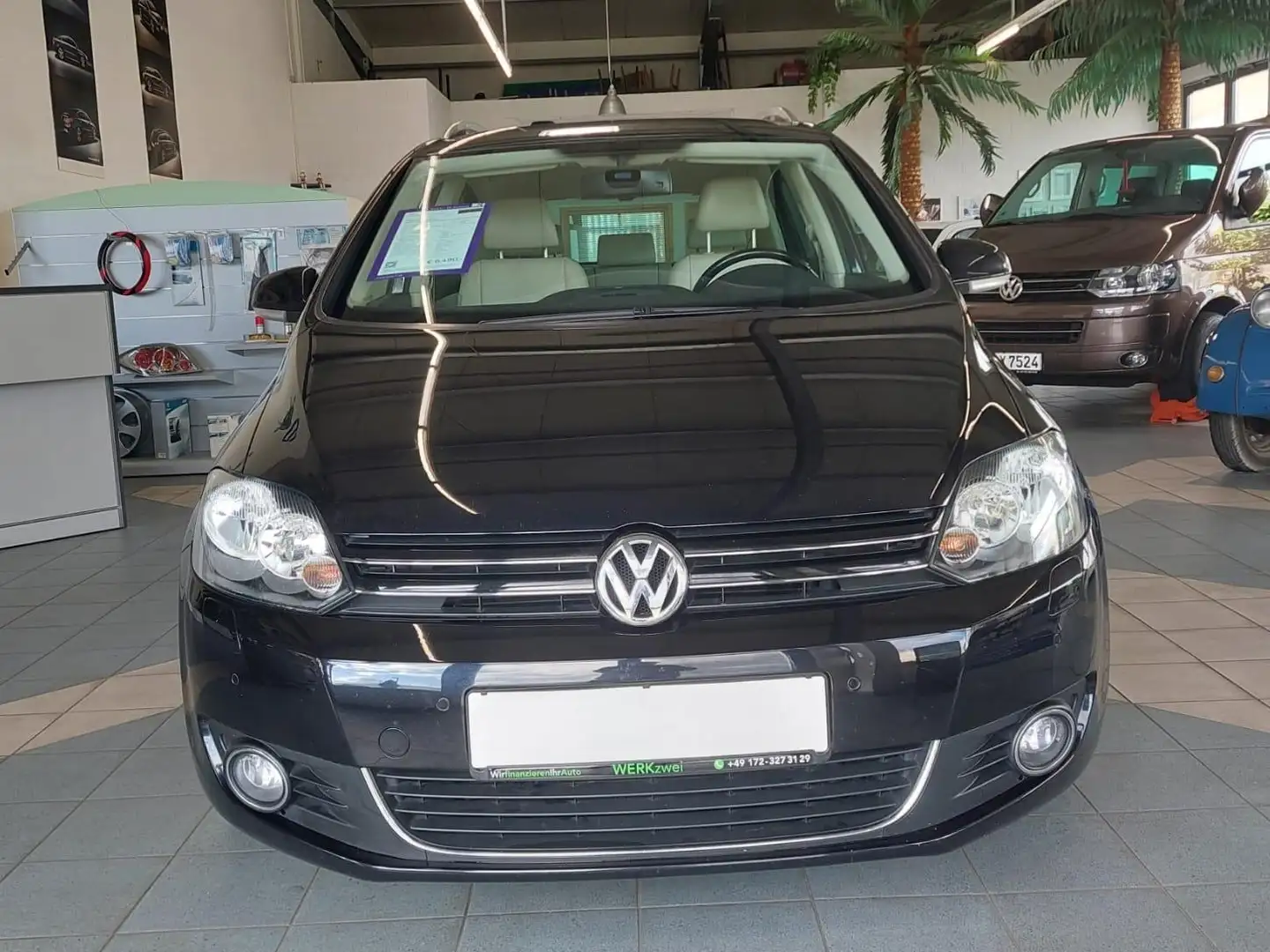 Volkswagen Golf Plus Highline Vollleder Automatik-DSG Tempomat Scheckh. Schwarz - 2