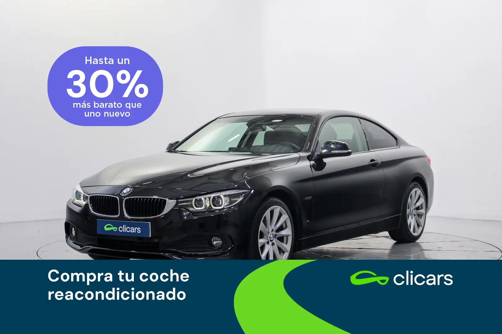 BMW 420 420dA Coupé Negro - 1