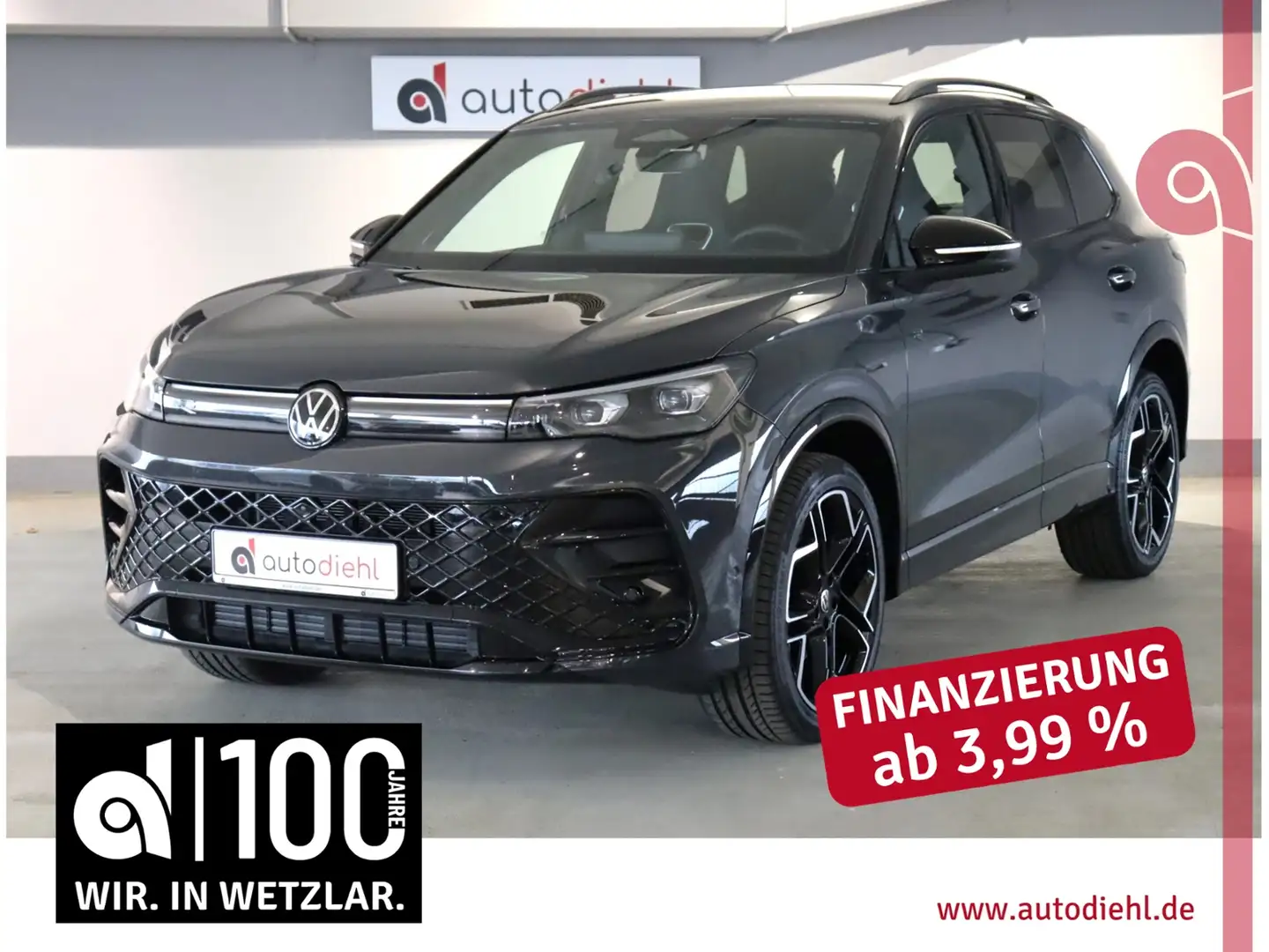 Volkswagen Tiguan 2,0 l TDI DSG 4Motion R-Line*Area View* Grau - 1