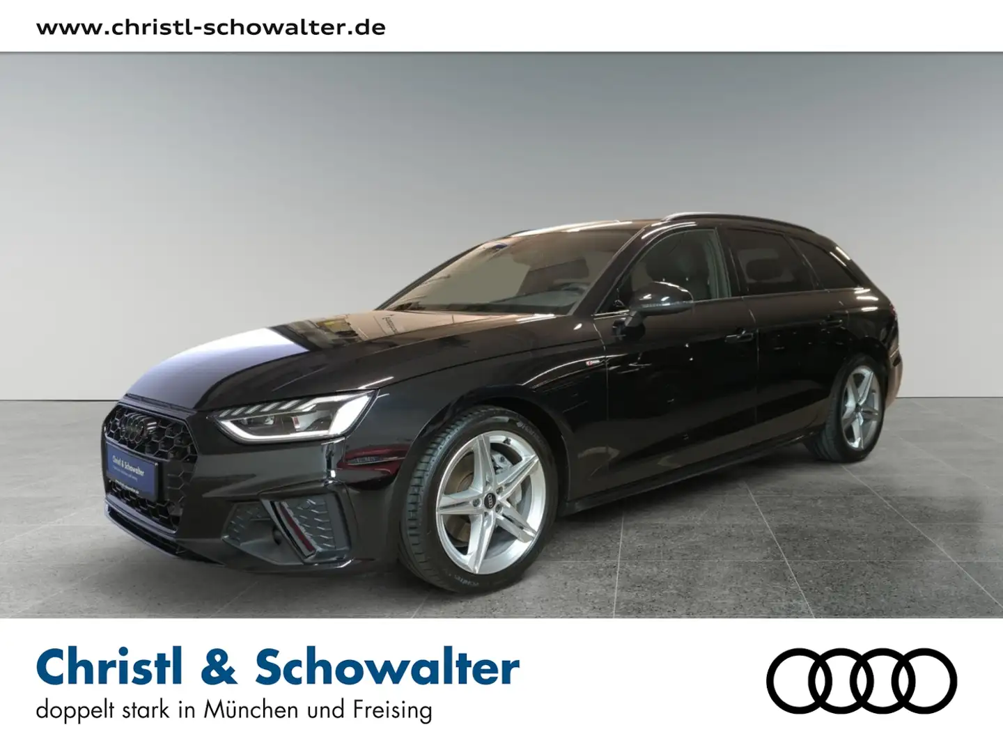 Audi A4 Avant 40 TDI quat S tronic S line LED NAVI Schwarz - 1