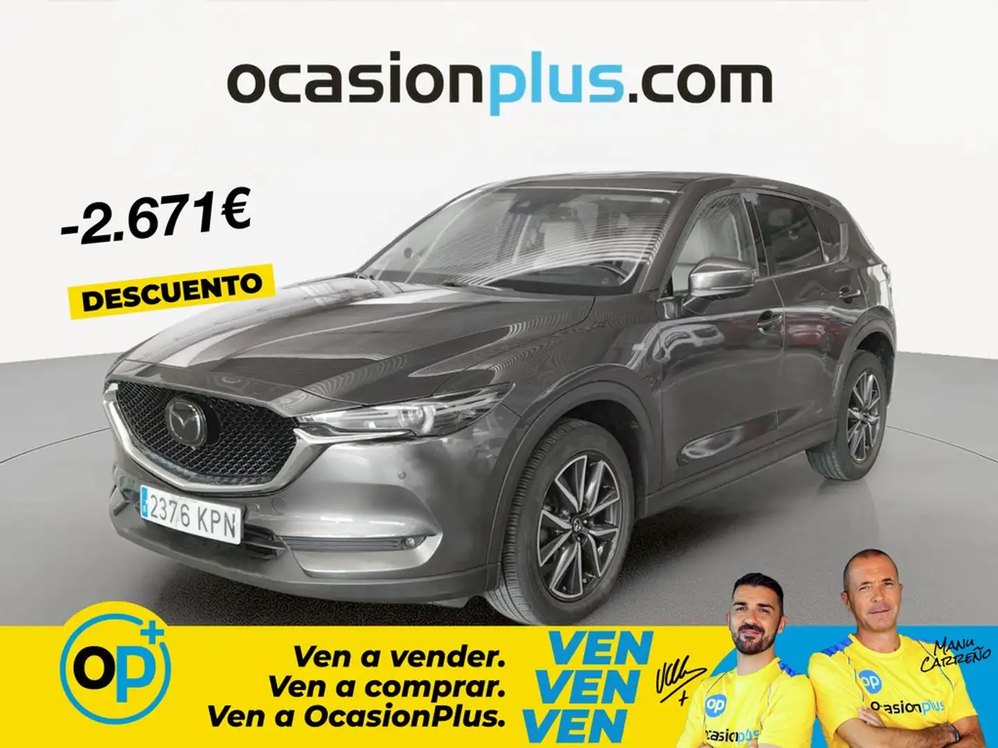 Mazda CX-5 2.5 Skyactiv-G Zenith White Sky Cruise 2WD Aut. Gris - 1