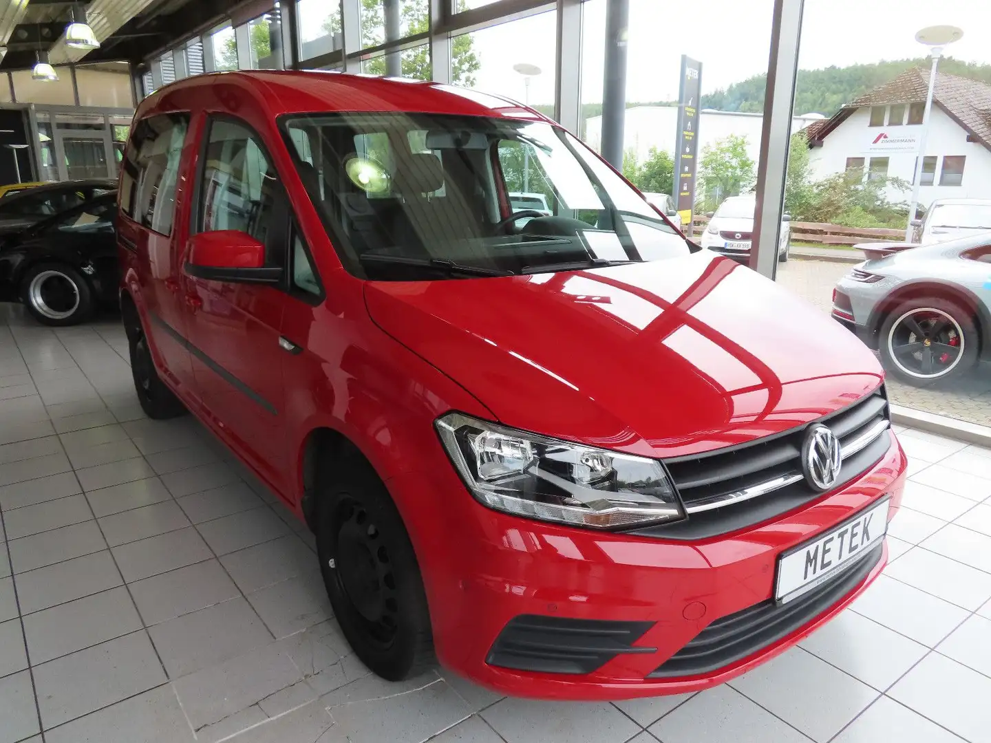 Volkswagen Caddy Nfz Kasten 2.0 TDI   PDC KLIMA EFH Rot - 2