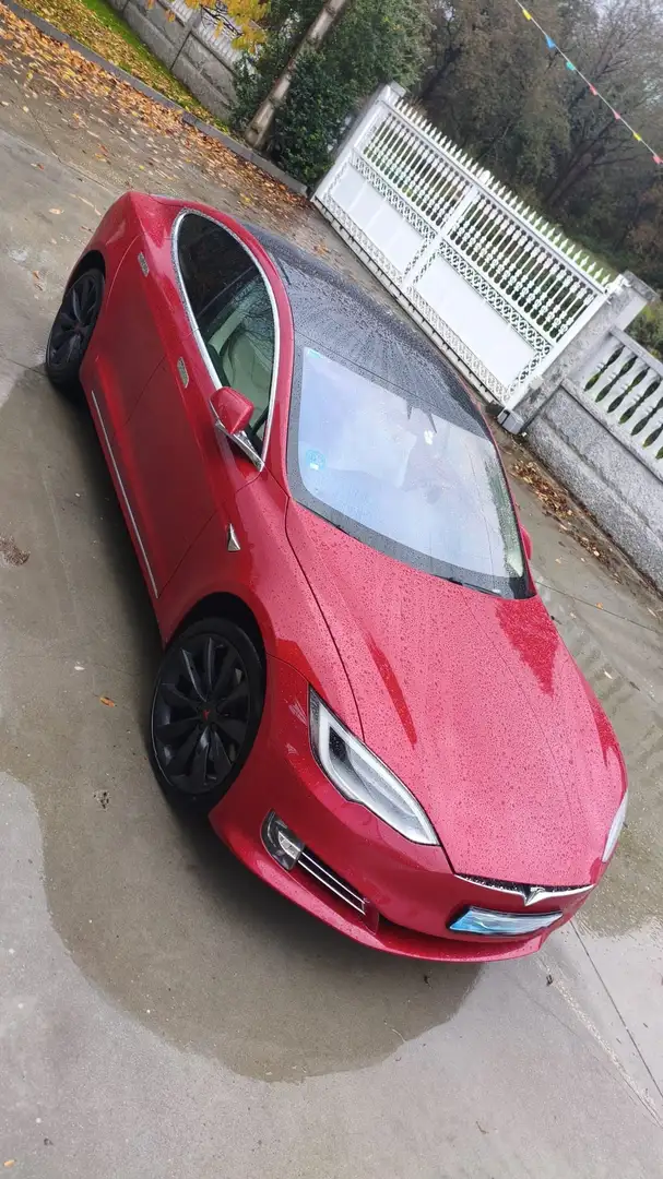 Tesla Model S Model S 100D Rojo - 1