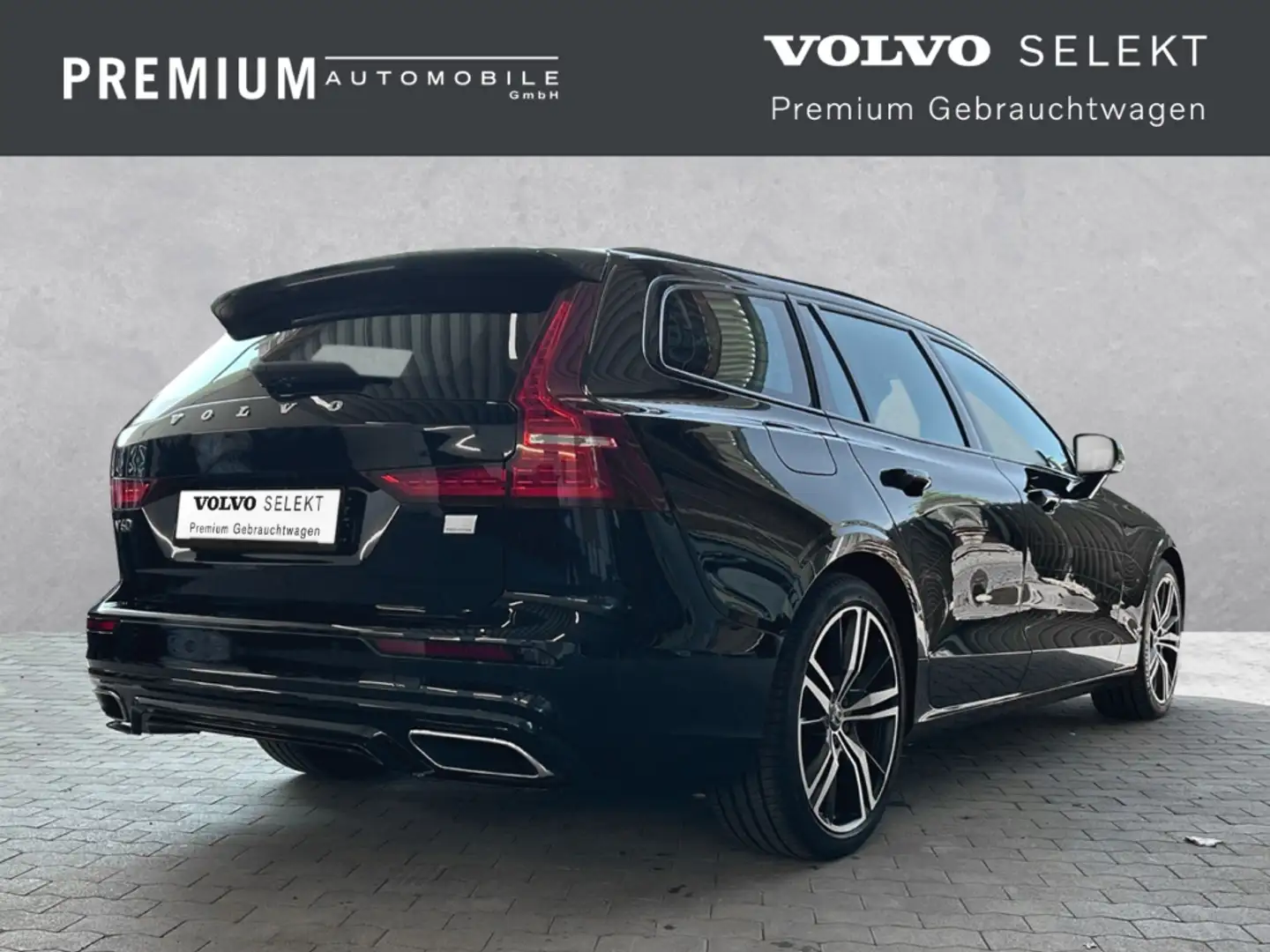 Volvo V60 R-Design Recharge Plug-In Hybrid AWD T6 Pano/H&K Schwarz - 2