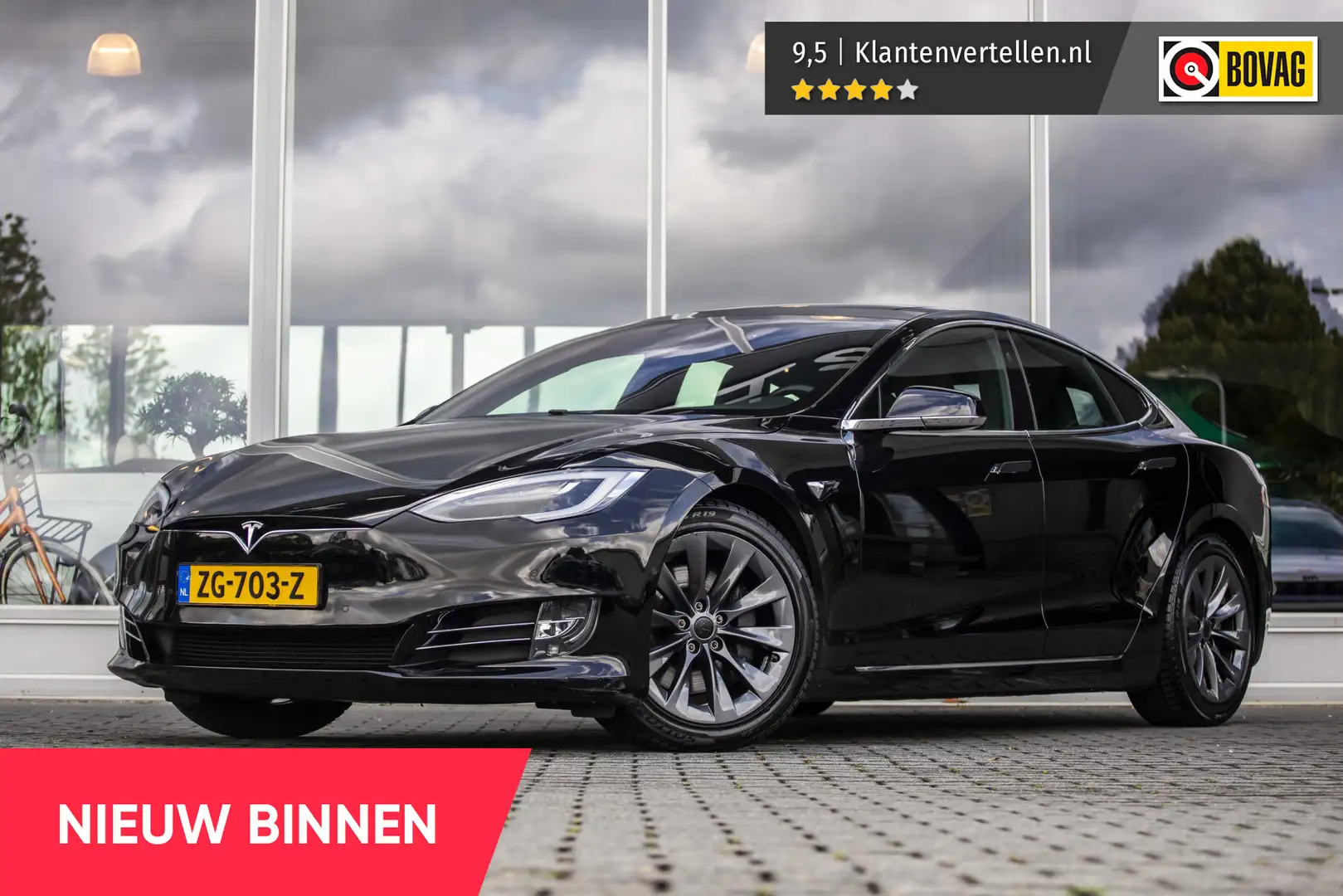 Tesla Model S 100D | Pano | Autopilot | NL Auto Fekete - 1