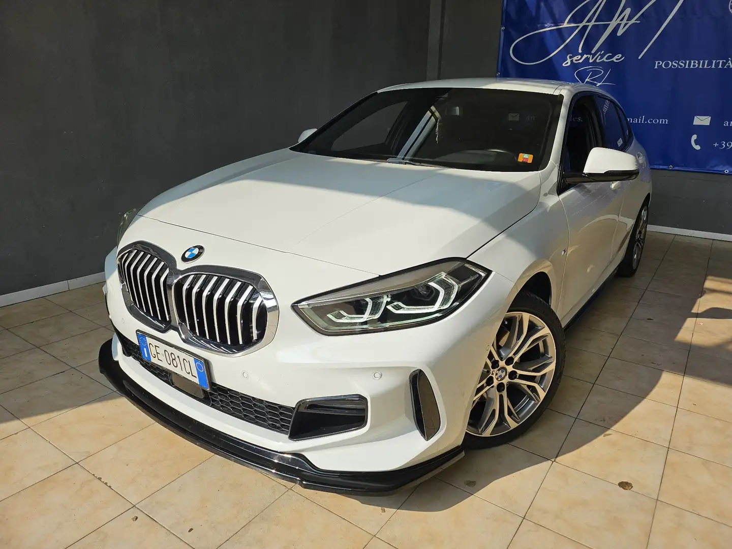 BMW 116 116d Msport auto Bianco - 1