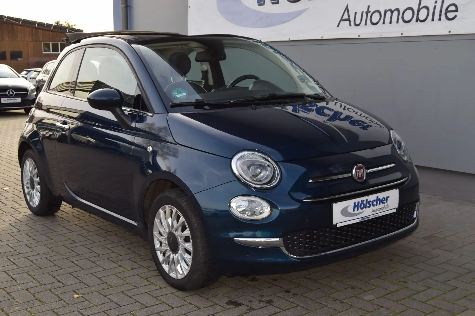 Fiat 500 1.2 8V Lounge Blauw - 1