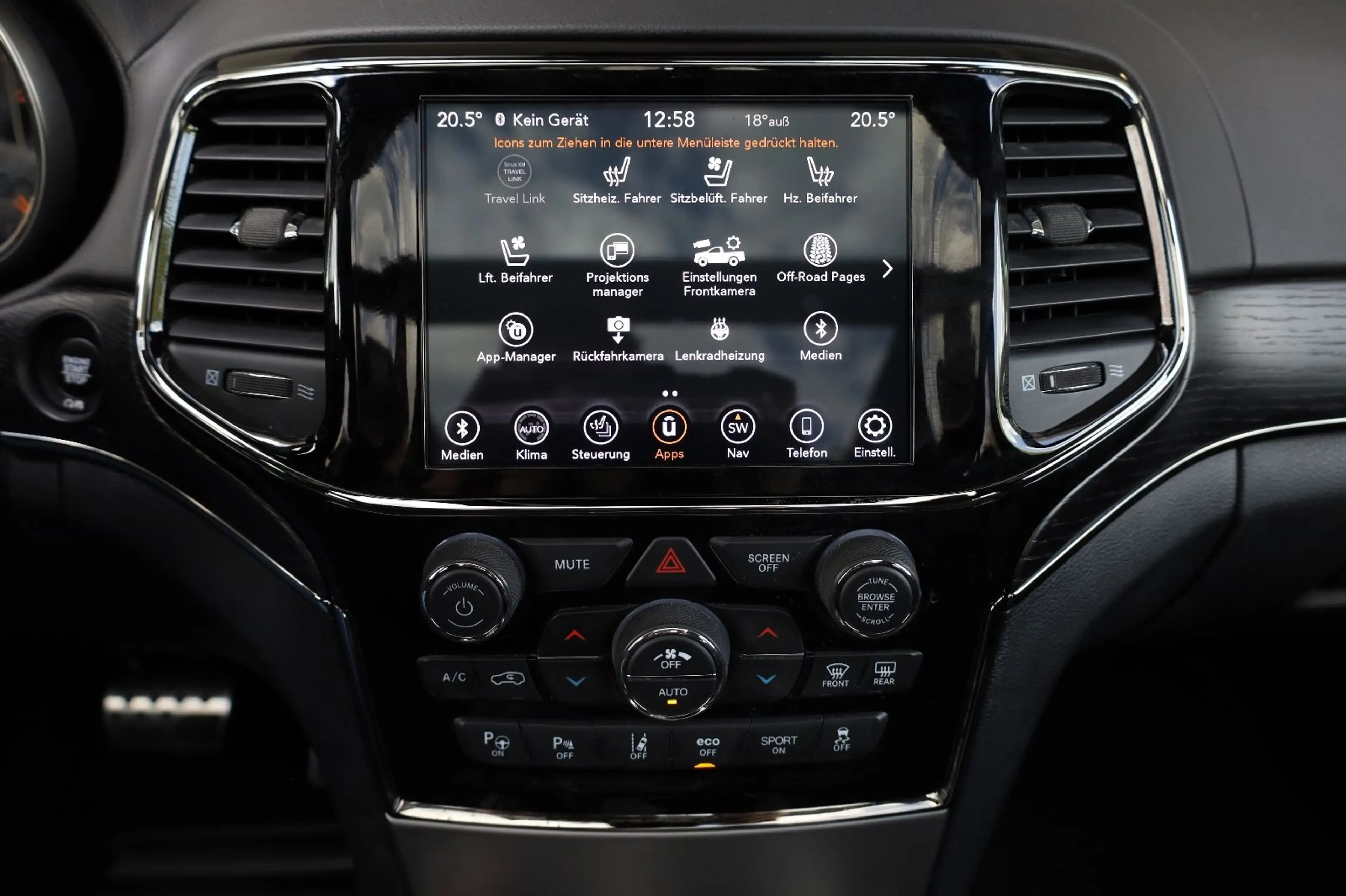 Jeep Grand Cherokee 5.7L V8 HighAltitude/GAS/VOLL/R20 — photo 14