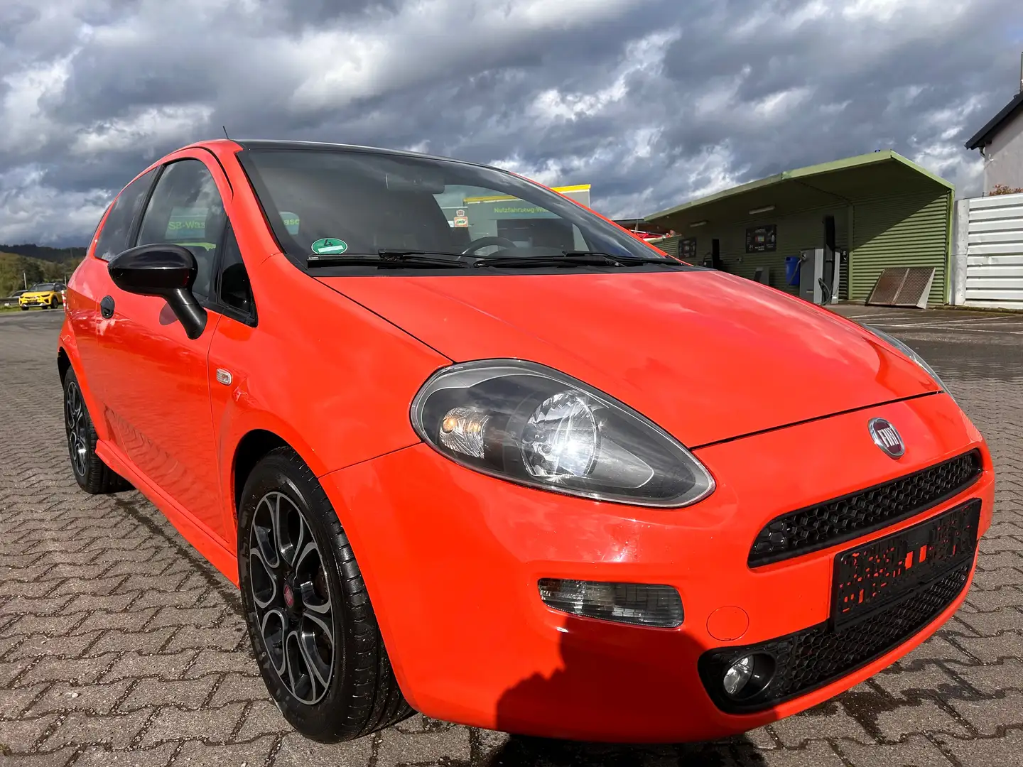 Fiat Punto Pop 1-Hand  1.3 Jtd Klima Pomarańczowy - 1