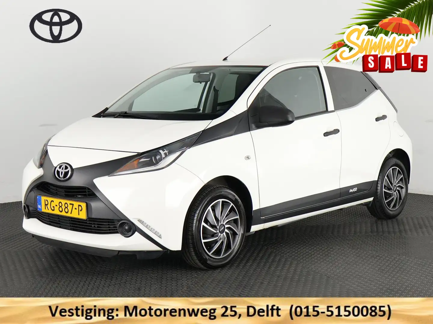 Toyota Aygo 1.0 VVT-i X-FUN STYLE PACK 5-DEURS.ELEKTRISCHE RAM Blanc - 1
