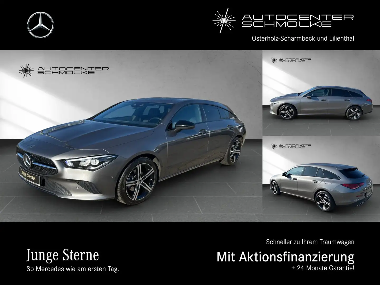 Mercedes-Benz CLA 180 CLA 180 SB PROGRESSIVE*NIGHT-PAKET*RFK*NAVI*LED* Grijs - 1