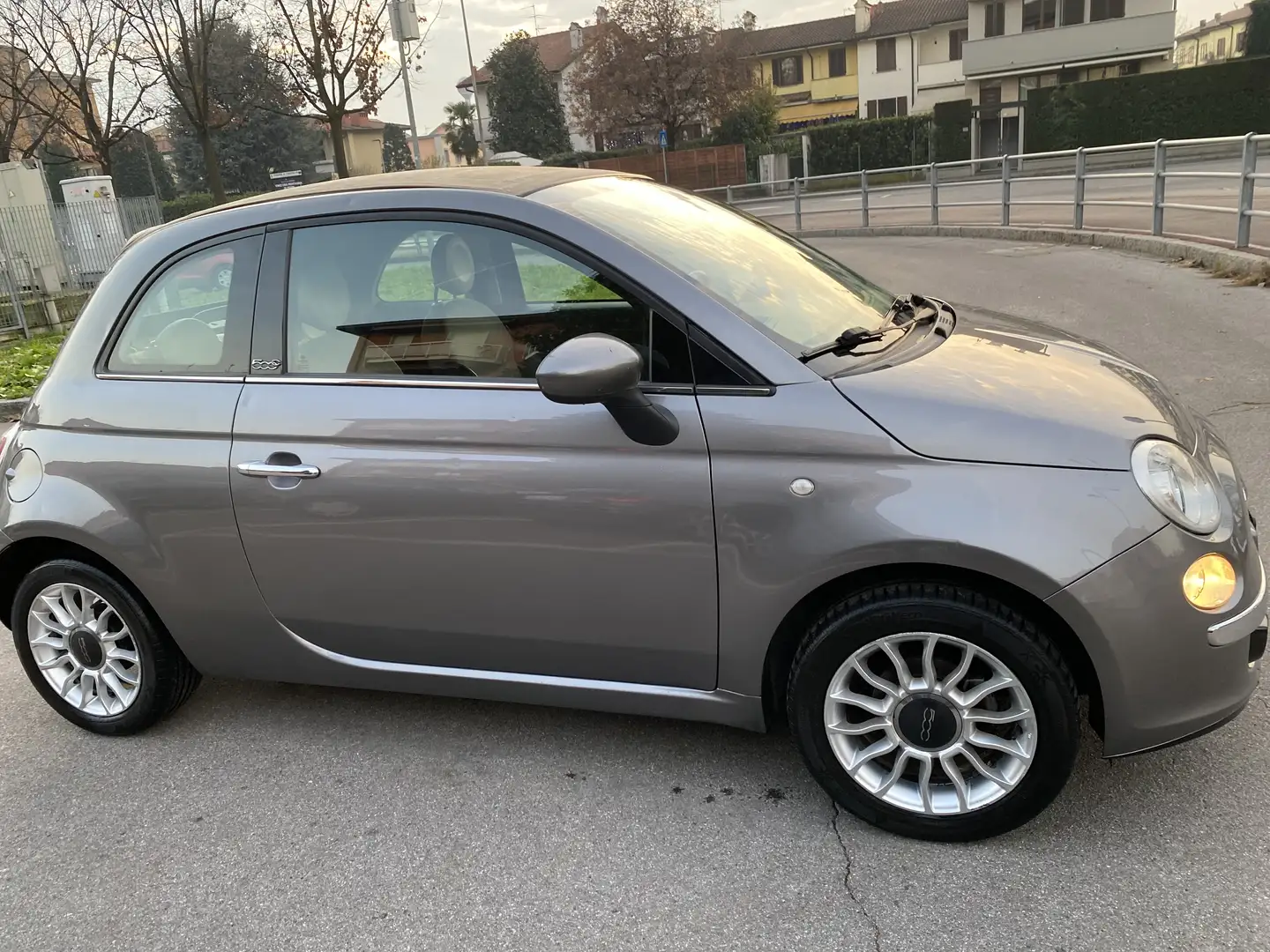 Fiat 500C 1.2 Lounge 69cv NEOPATENTATI Grigio - 1