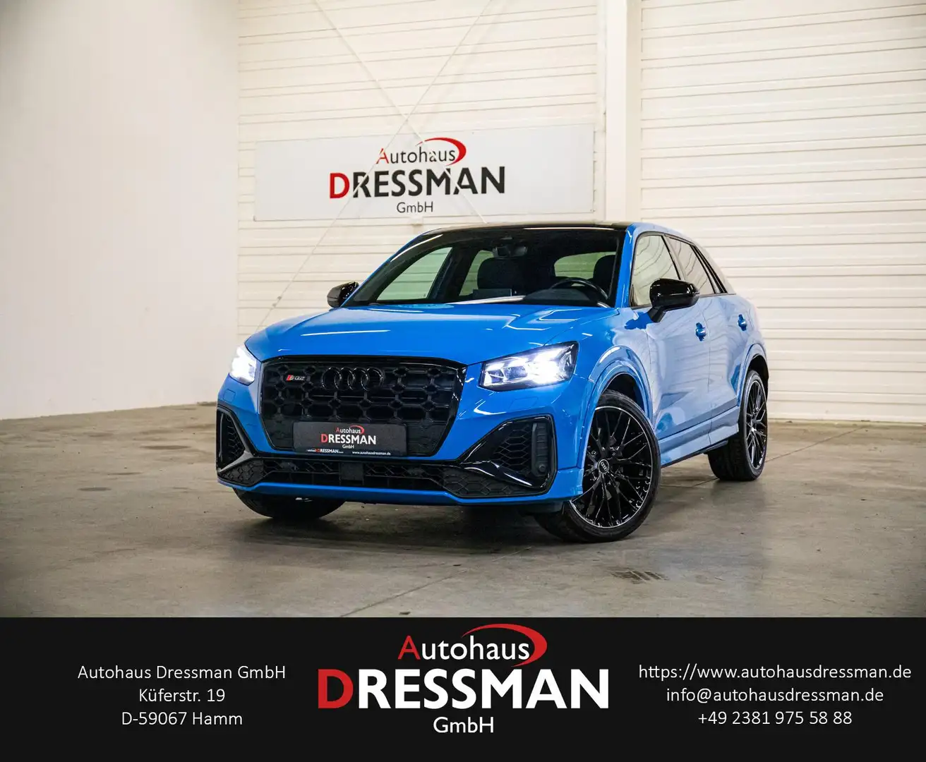 Audi SQ2 2.0 TFSI q. MATRIX PANO VIRTUAL ACC AHK DSP Albastru - 1