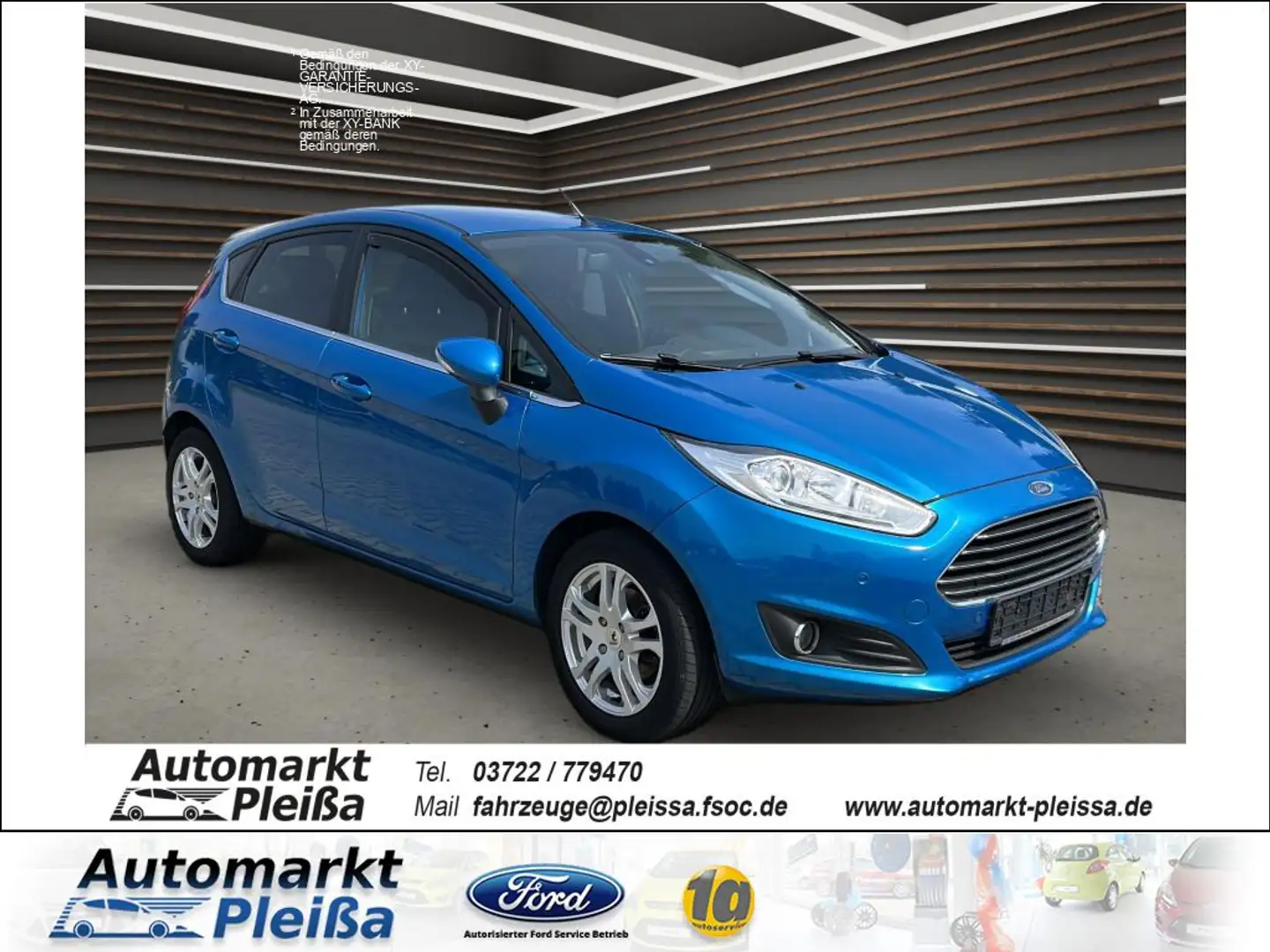 Ford Fiesta 1.0 EcoBoost Titanium NEUER MOTOR Im Kundenauftrag Azul - 1
