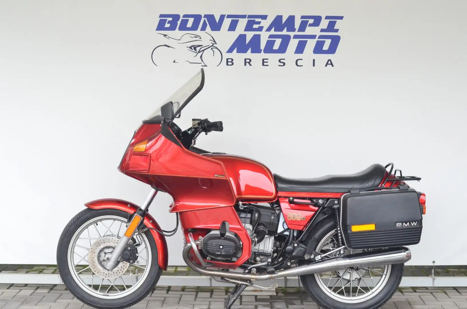 BMW R 80 RT 1983 - KM. 20000 + VALIGIE Rosso - 2
