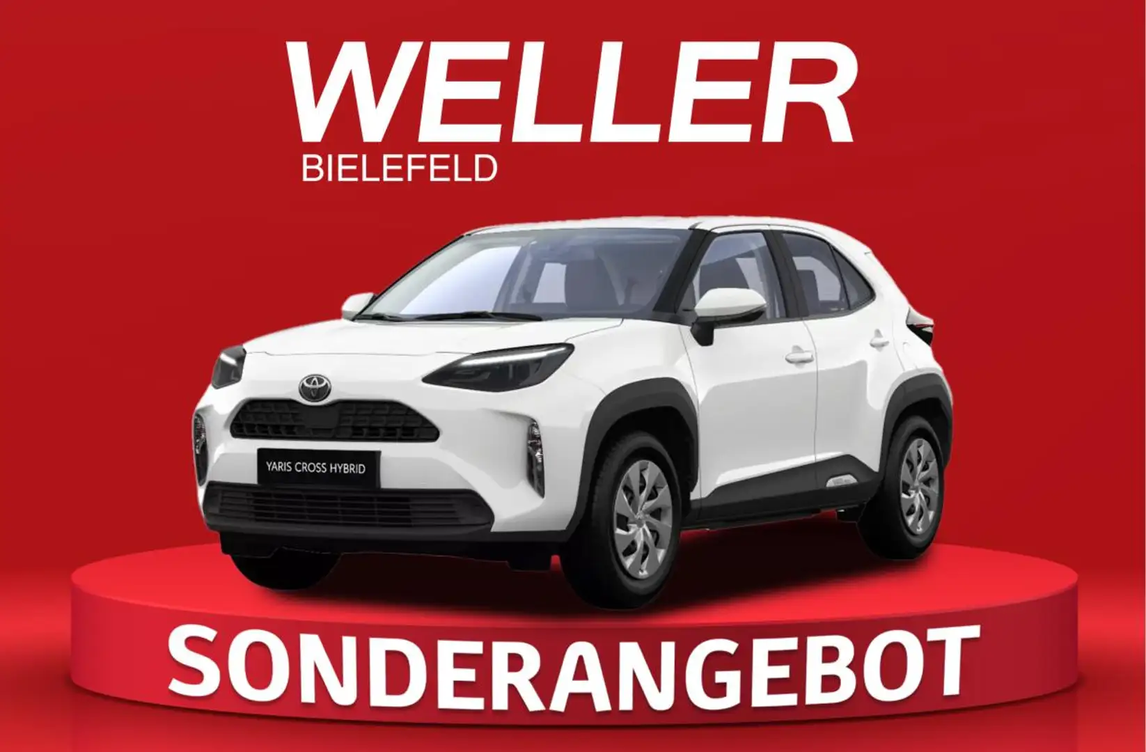 Toyota Yaris Cross 💥1,5 HYBRID - BLACK AND WHITE - NAVI - CARPLAY -  Weiß - 1