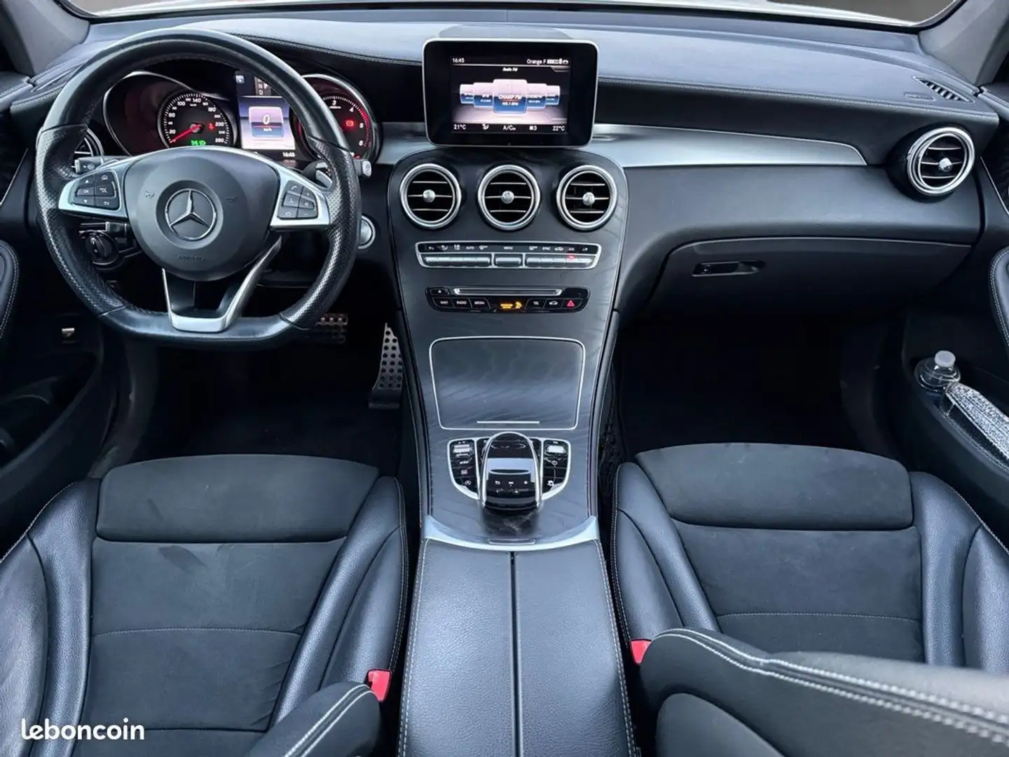 Mercedes-Benz GLC 250 Classe MERCEDES 250d 9G-Tronic 4Matic Sportline Garantie 12 mois Blanc - 2