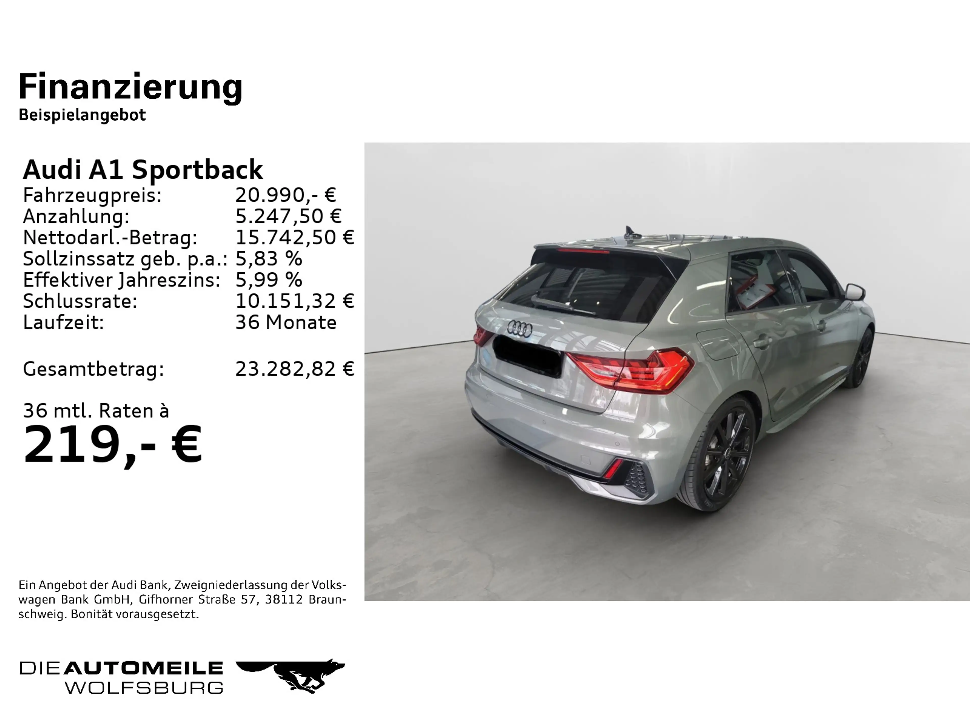 Audi A1 30 TFSI S tronic Einparkhi — photo 2