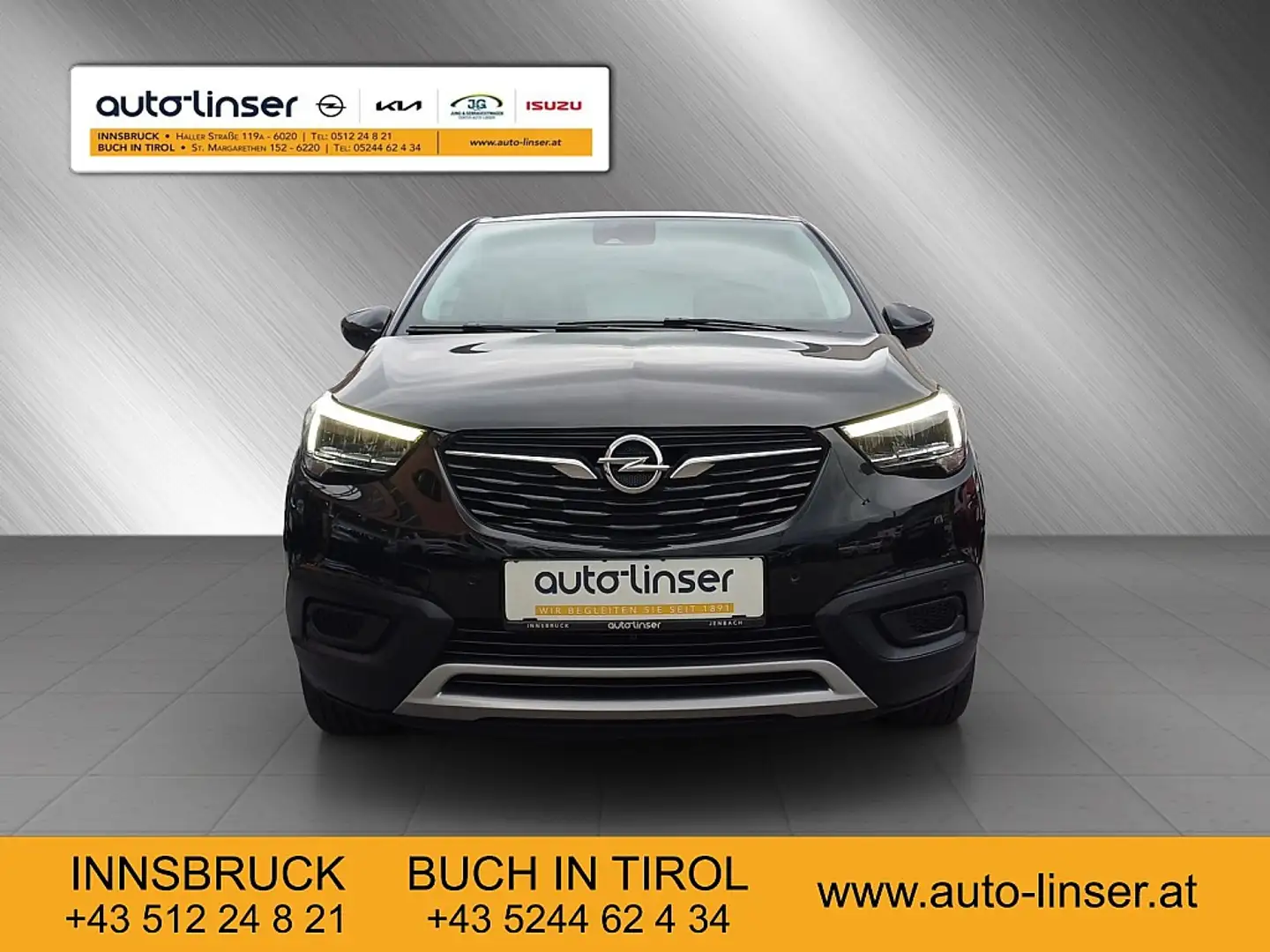 Opel Crossland 1,2 Turbo Business Elegance Zwart - 2