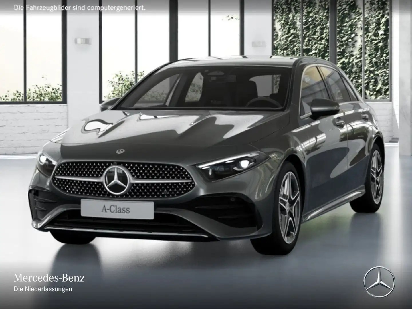 Mercedes-Benz A 250 Classe  e AMG Multibeam Distr. Laderaump PTS Grau - 2
