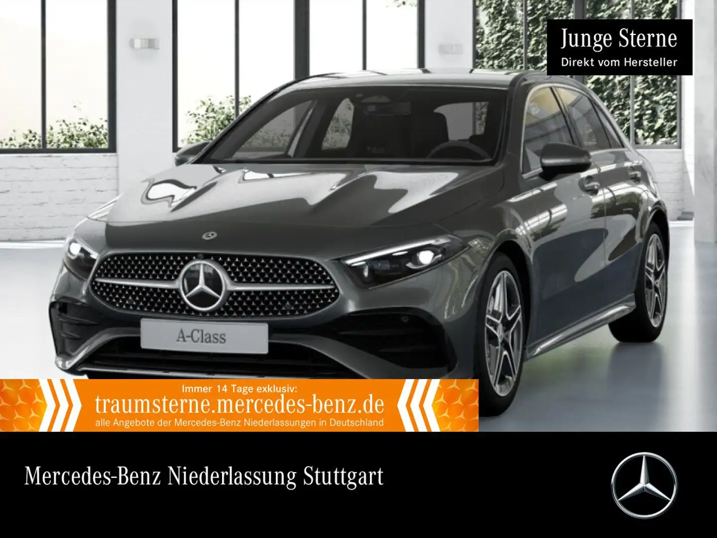 Mercedes-Benz A 250 Classe  e AMG Multibeam Distr. Laderaump PTS Grau - 1