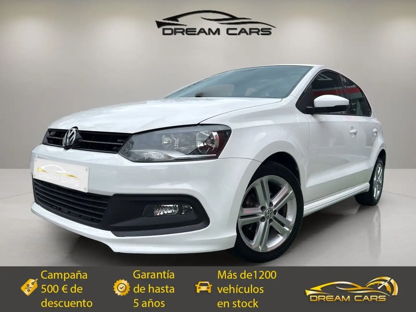 Volkswagen Polo 1.6TDI Sport by R-Line DSG 90 Blanco - 1