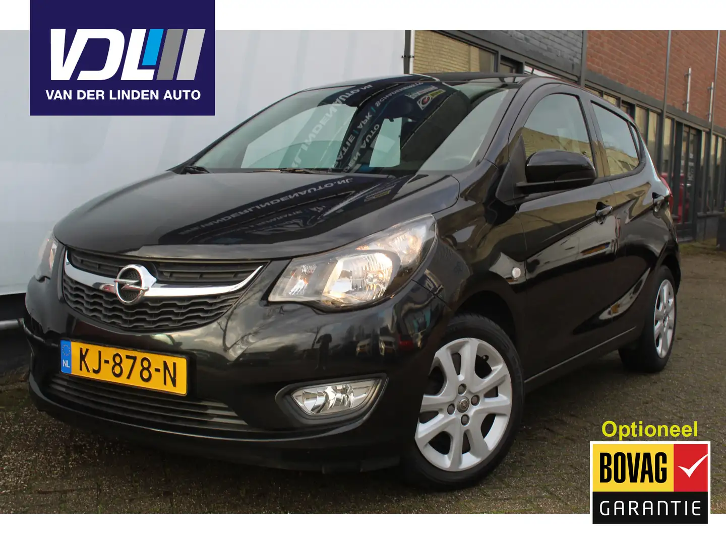Opel Karl 1.0 ecoFLEX Edition Elek ramen I Airco I Cruise co Schwarz - 1