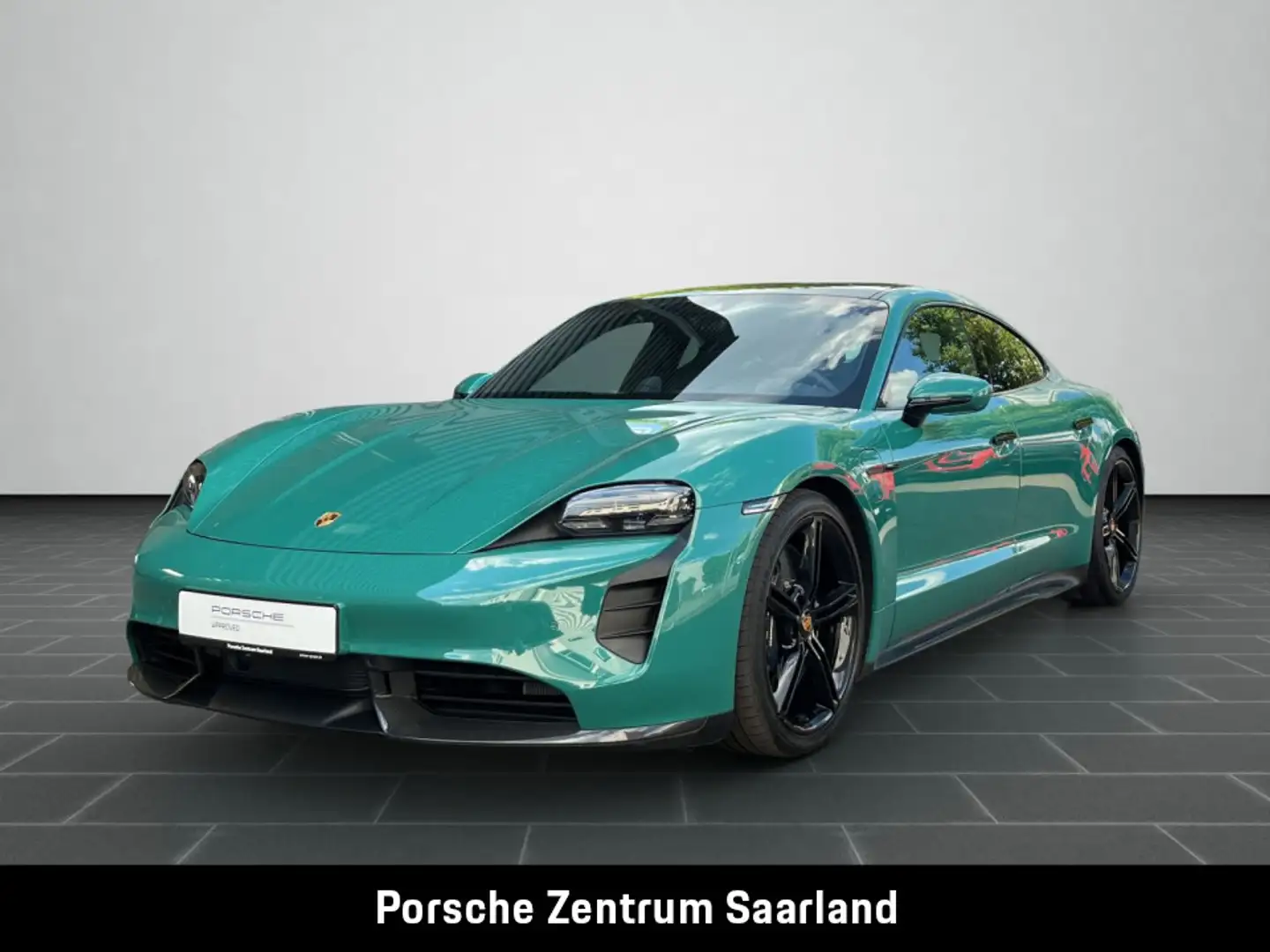 Porsche Taycan Turbo S PTS Smyrnagrün,Sitzbel. Verde - 1